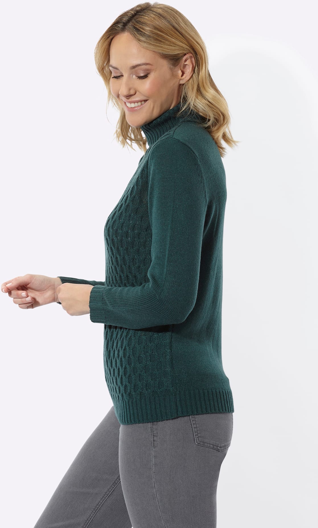 Classic Basics Pull à col roulé »Rollkragen-Pullover«