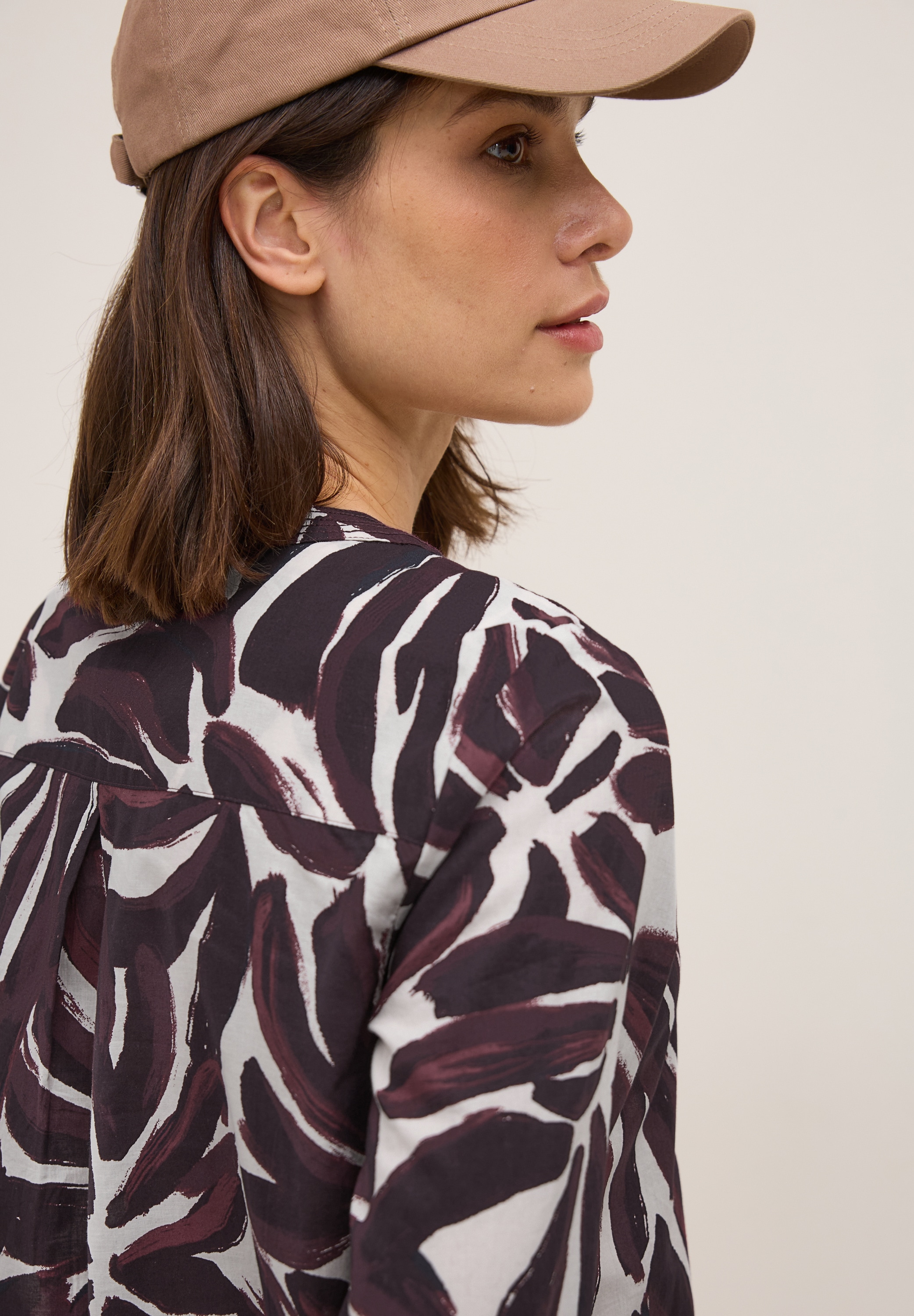 Cecil Blouse classique mit All-Over Print