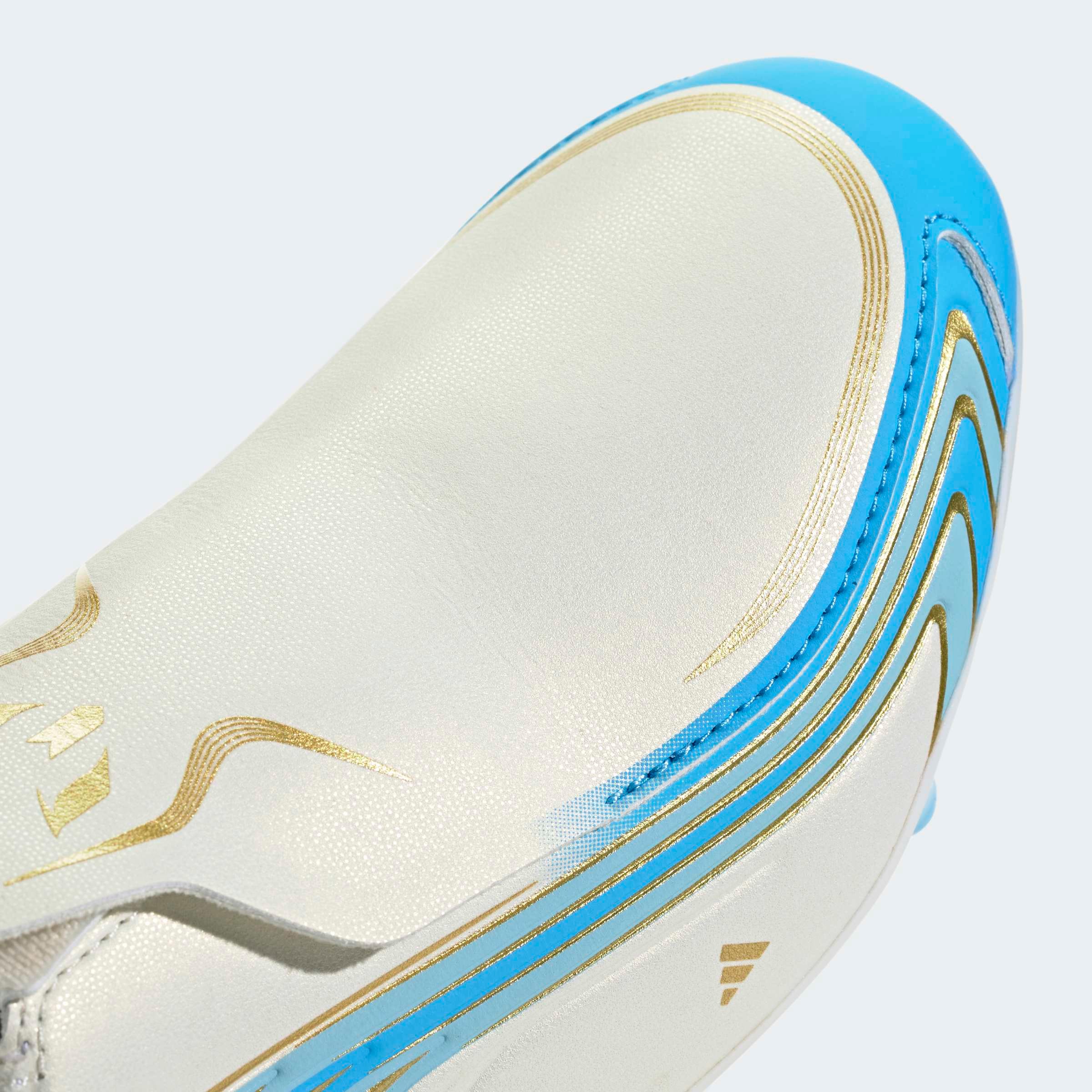 adidas Performance Fussballschuh »F50 MESSI LEAGUE KIDS , FESTE BÖDEN, OHNE SCHNÜRSENKEL«  Aussensohle für Rasen und feste Böden, für Jugendliche & Kinder