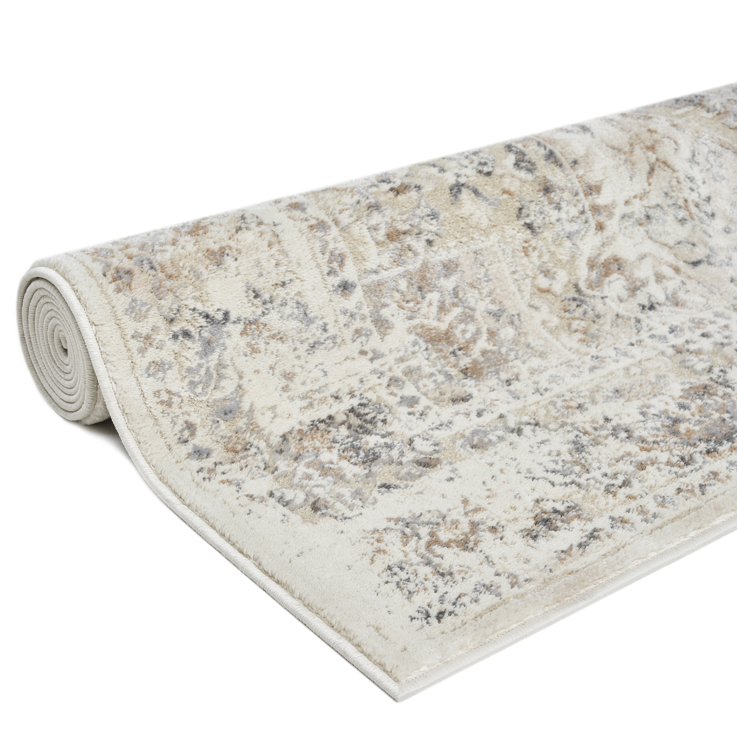 my home Tapis »Kylan, Hoch-Tief-Struktur, dezenter Glanz« Rectangulaire 9 mm Höhe dezenter Glanz, Schrumpf-Garn-Effekt, im Vintage-Look, dichte Qualität