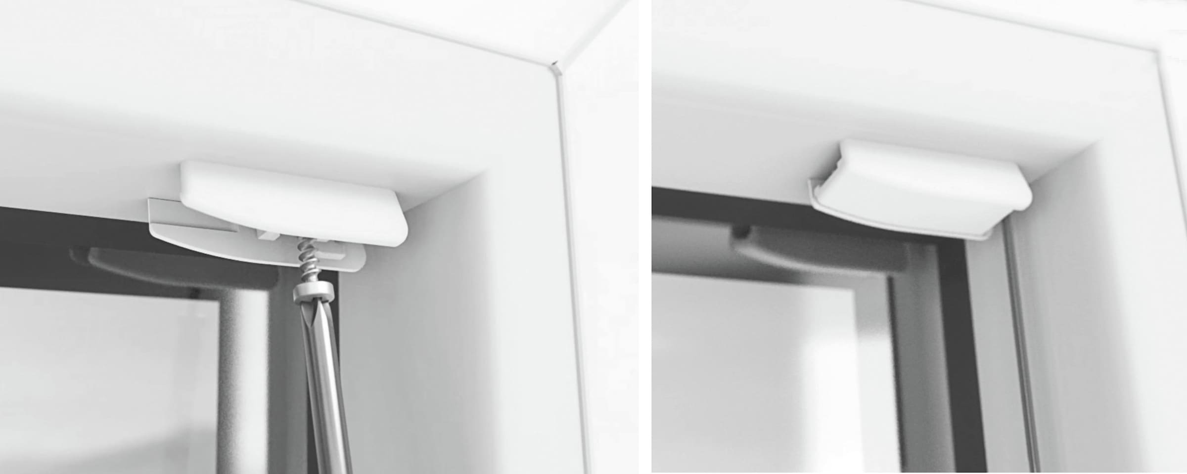 SCHÖNER WOHNEN-Kollektion Plissé »Milla« blickdicht avec perçage sous tension verschraubt, silberne oder weisse Rollo-Technik
