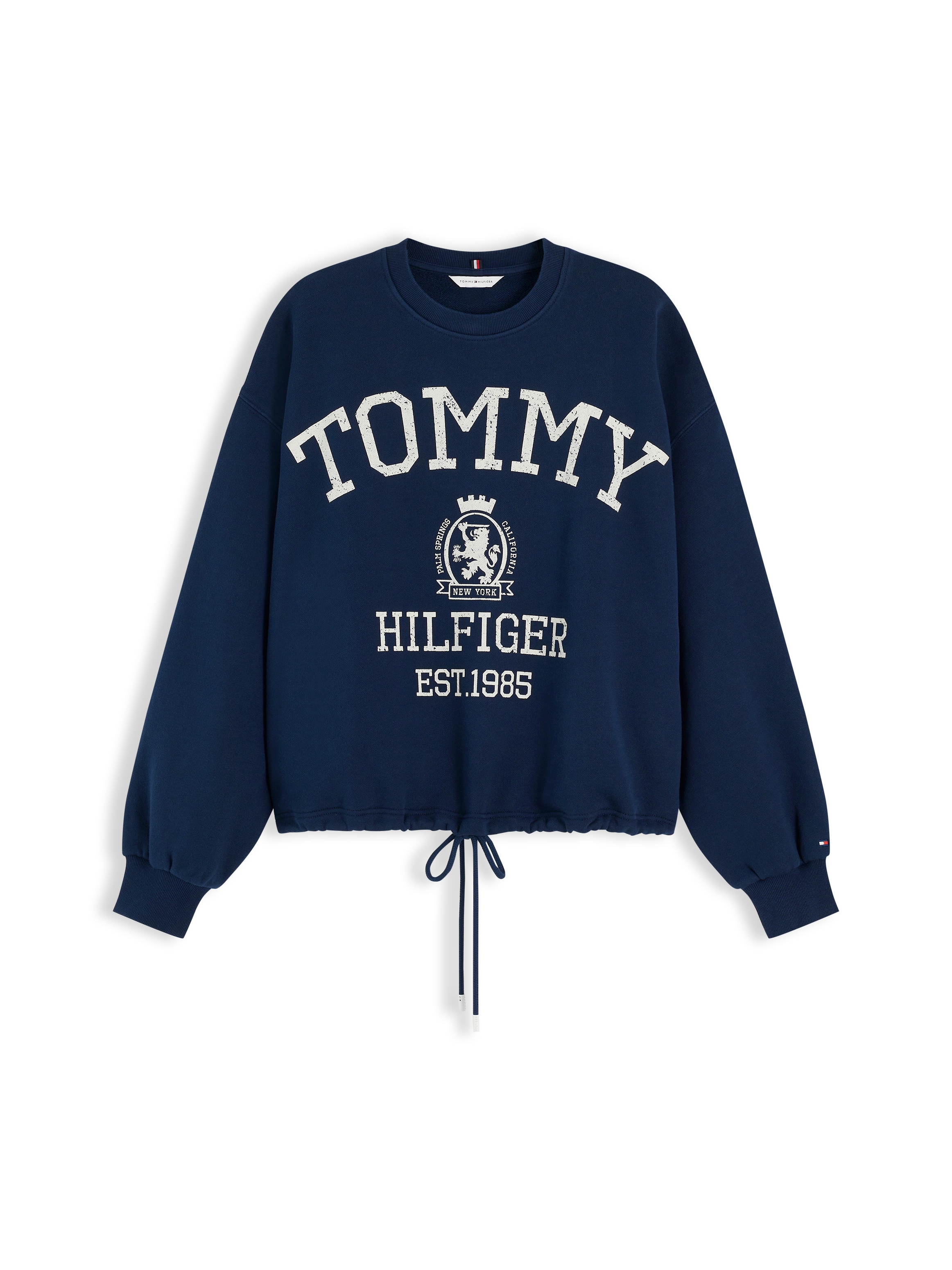 Tommy Hilfiger Sweatshirt »VARSITY CREST MDRN SWEATSHIRT«, Baumwolle, Logo Frontdruck
