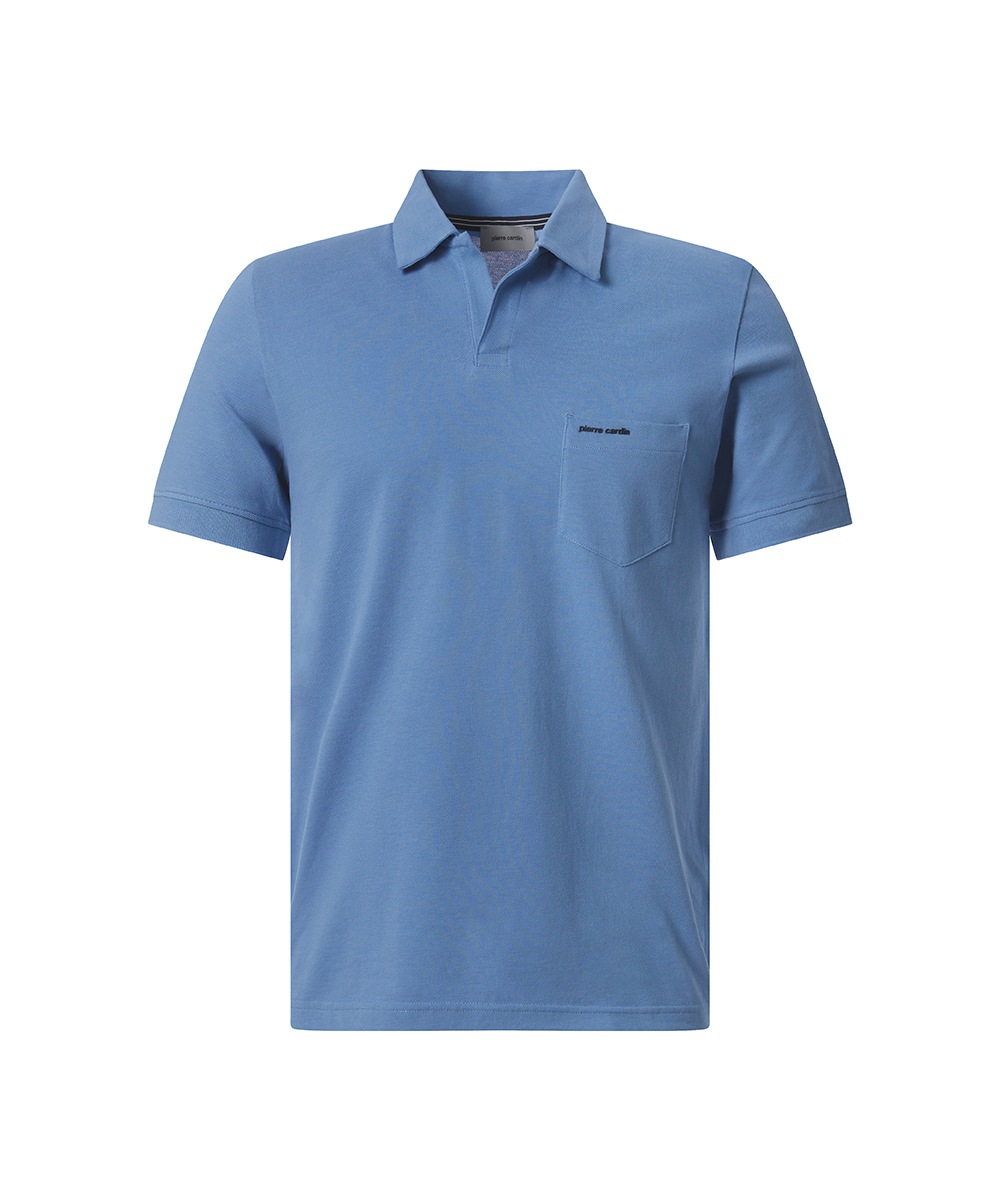 Pierre Cardin Poloshirt normale Passform, mit kurzem Arm, mit offenem Polokragen