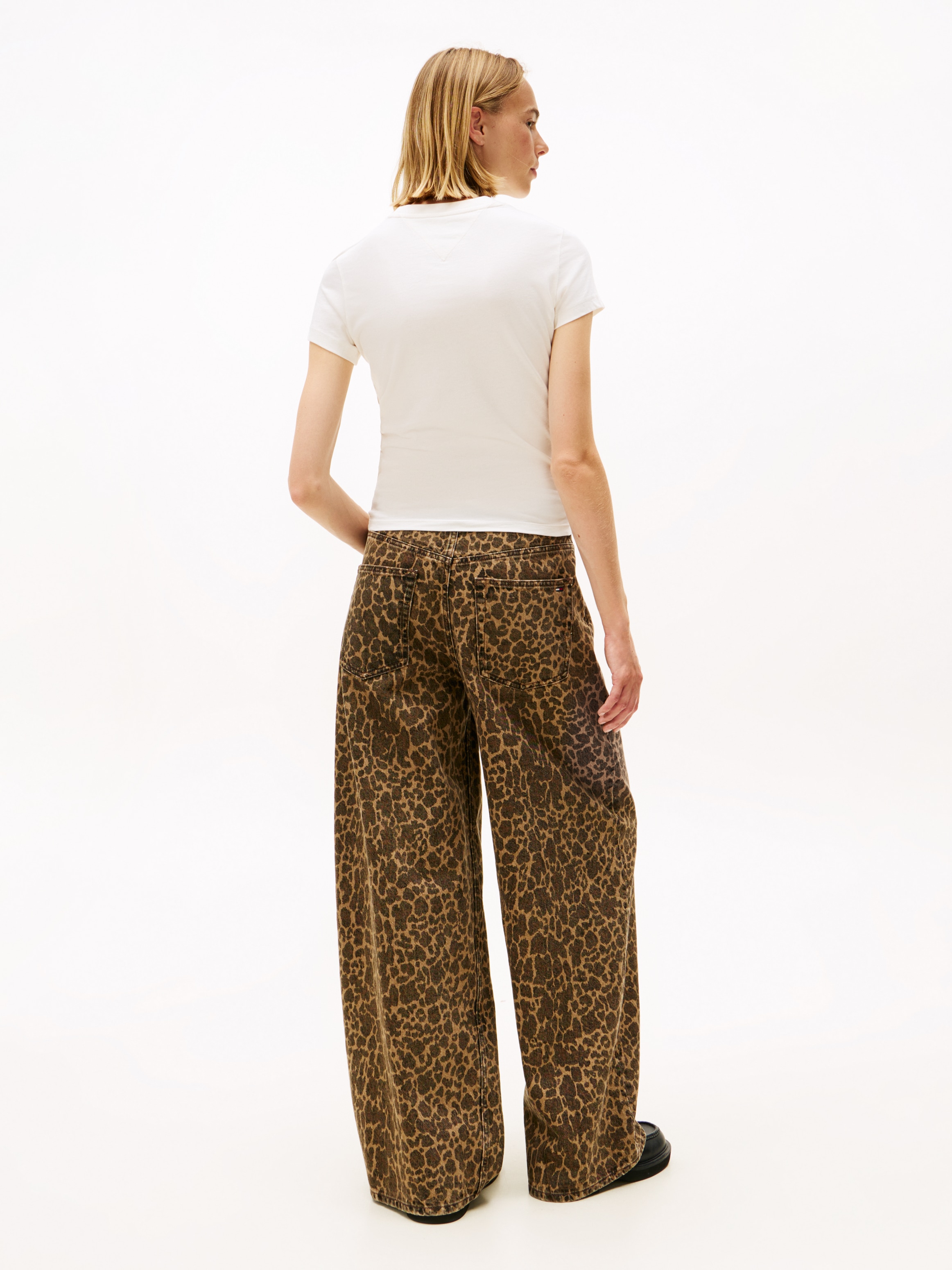 Tommy Jeans Kurzarmshirt »TJW SLIM BLING LINEAR TEE EXT«