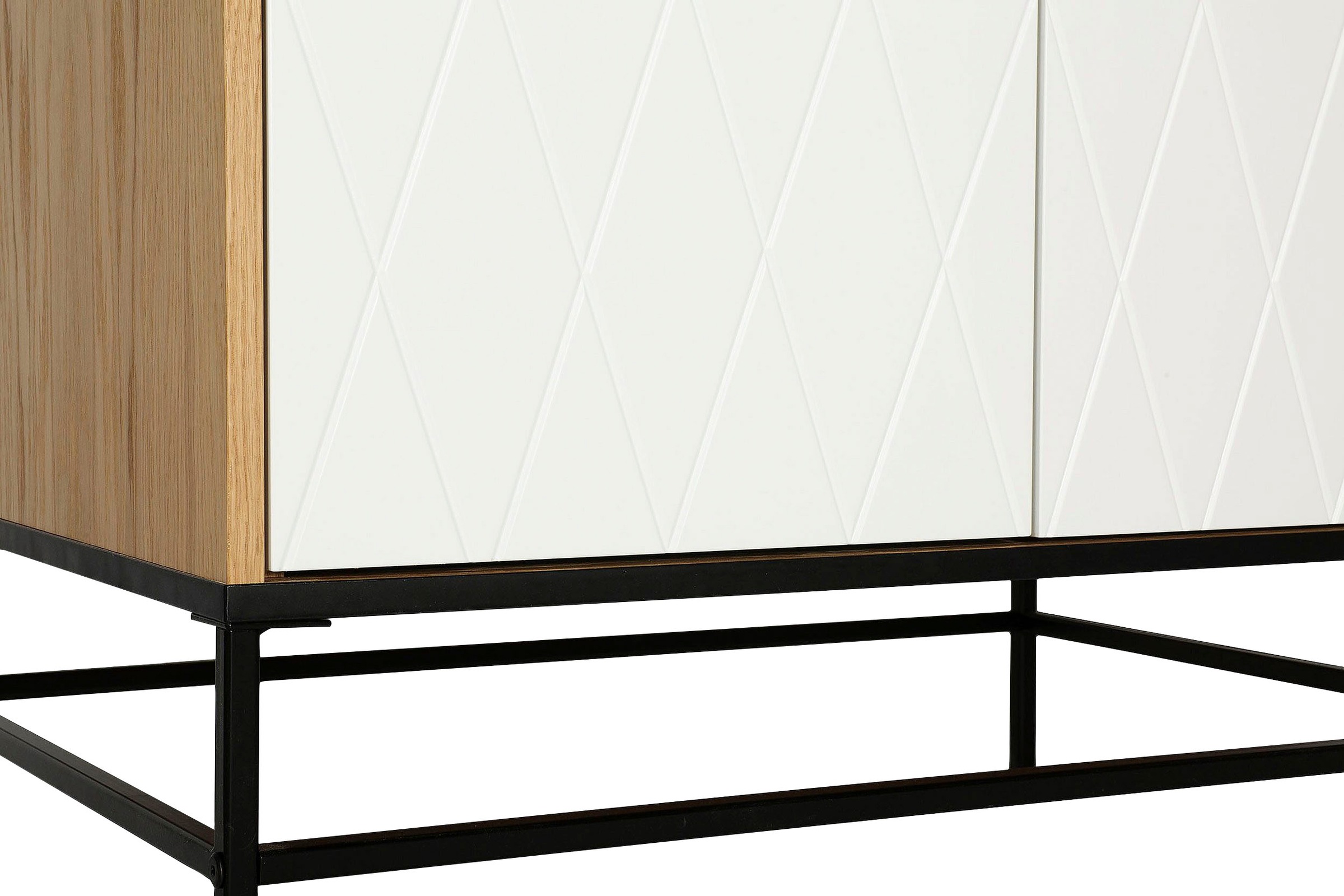 andas Armoires à vêtements »MIA« Fräsungen in den Fronten, goldene Griffe, Breite 80 cm, FSC®