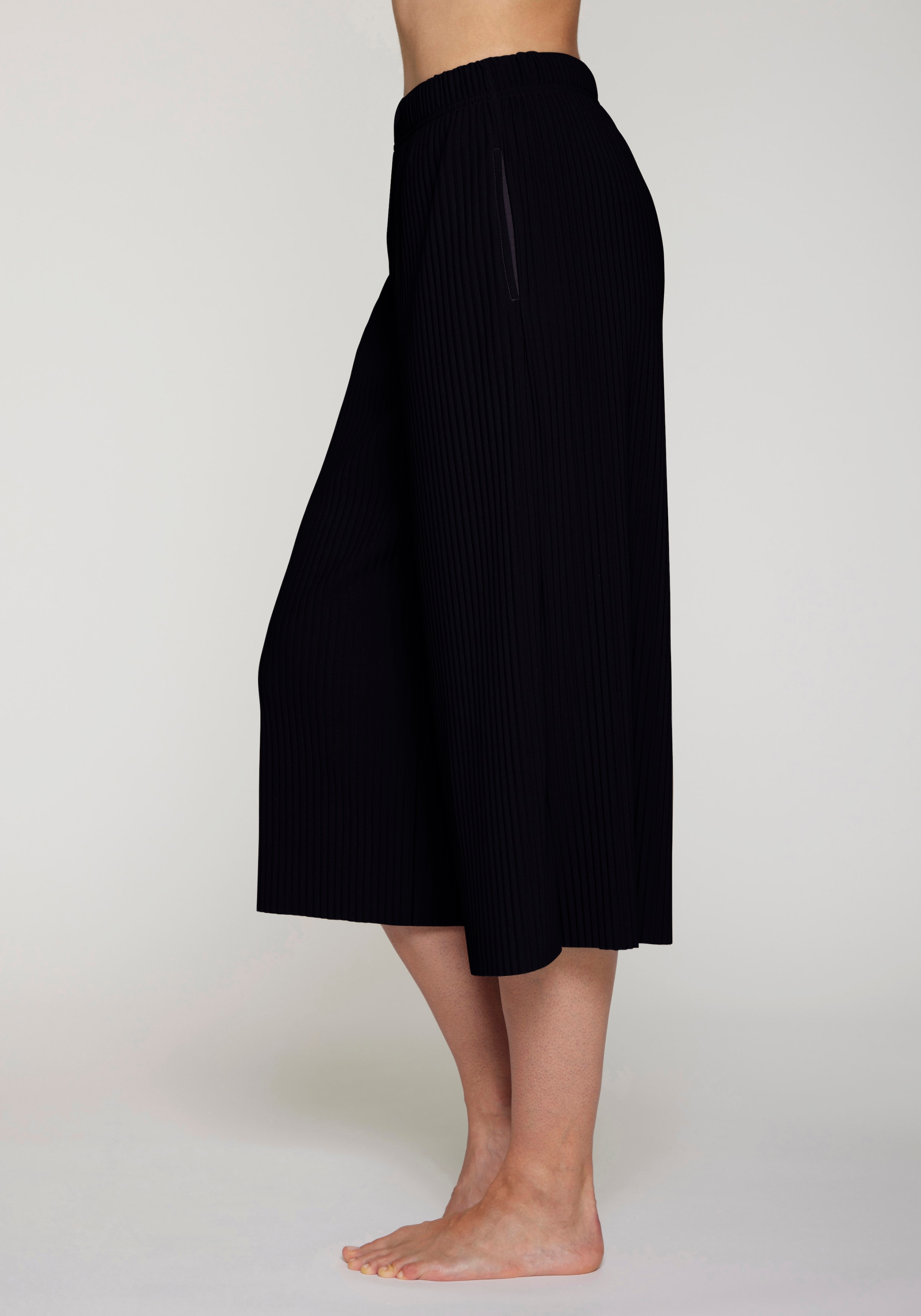 LASCANA Jupe-culotte  forme ample avec plis plissés