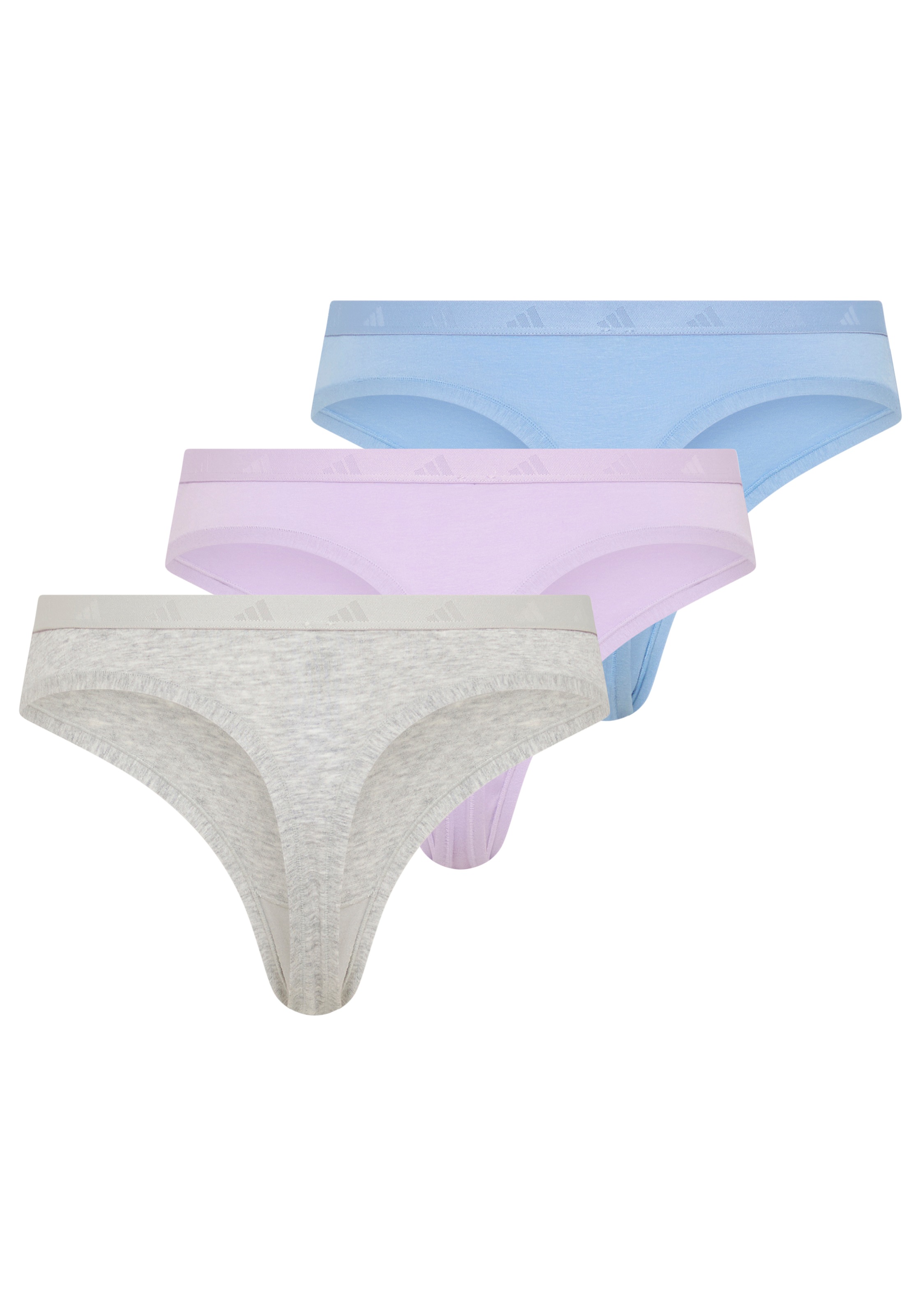 adidas Sportswear Tanga »Active Essentials Cotton« doux, confortable, ajusté, basique, respirant, avec ceinture logo, mélange coton