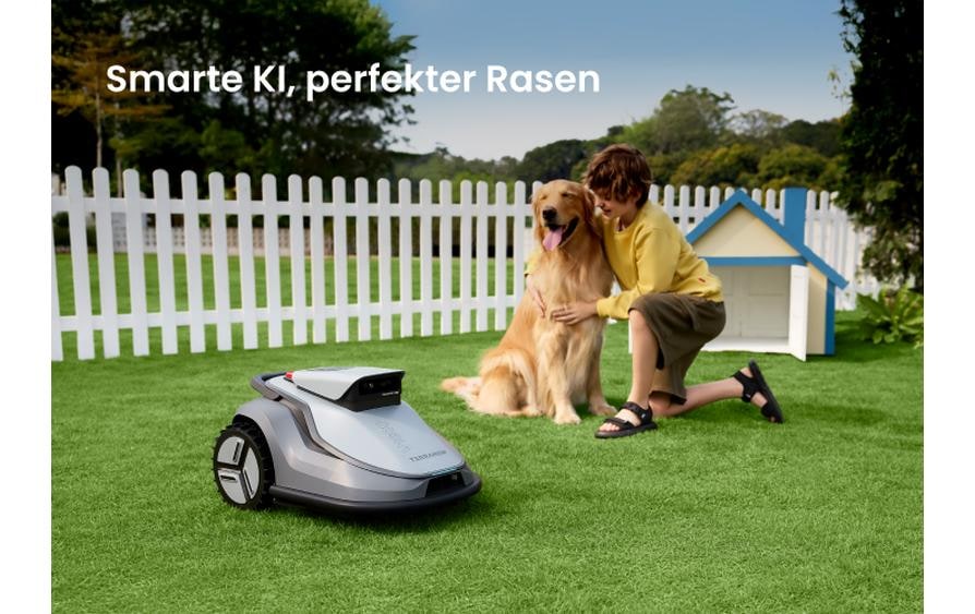   Robot tondeuse »Terramow V1000 1200 m²«  Kabelloser, KI-gesteuerter Mähroboter
