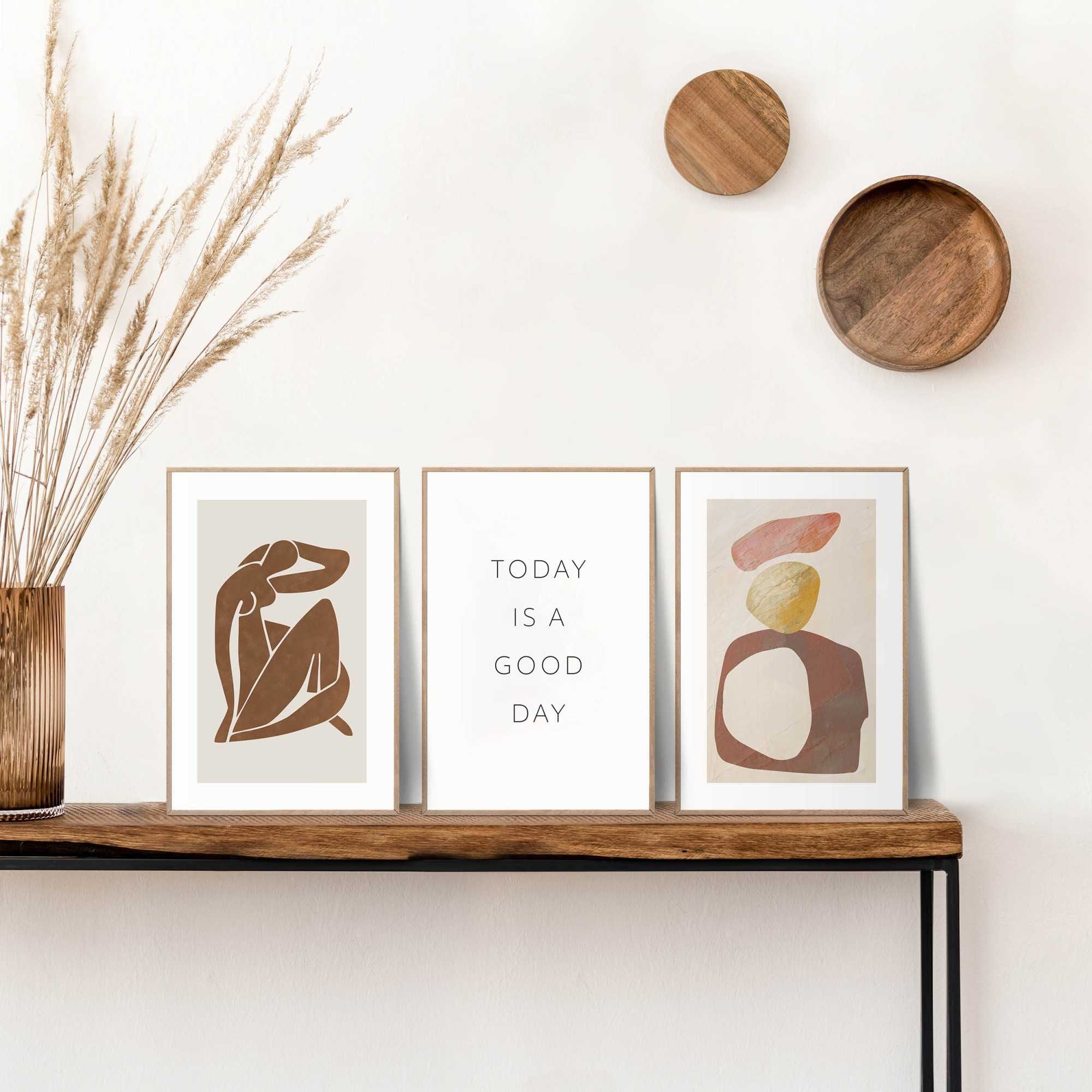 Reinders! Poster »Mindset« Schlafzimmer - Frau - Abstrakte Formen  - Braun - MDF - Abstrakt