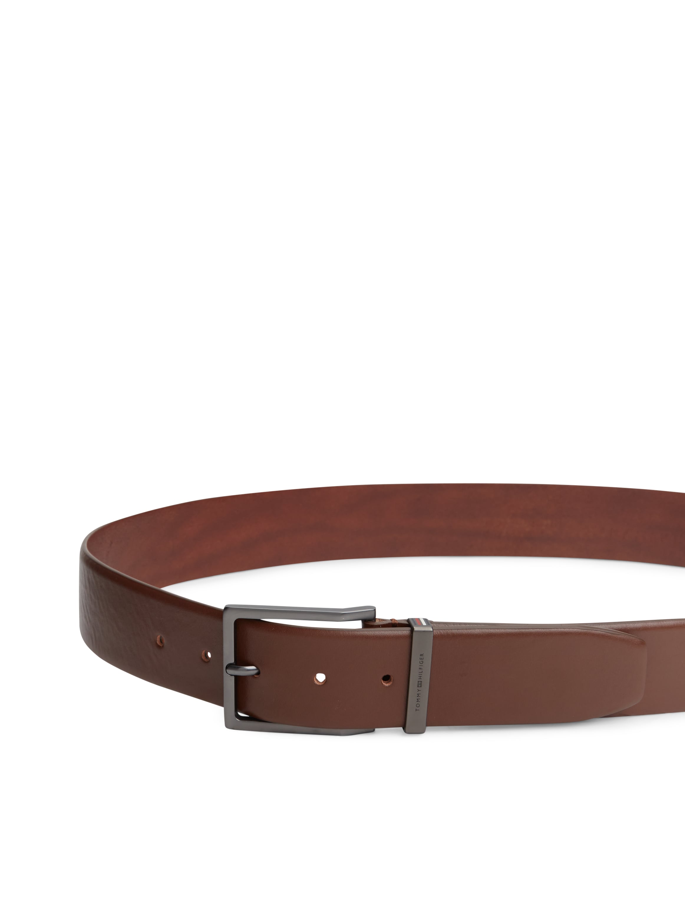 Tommy Hilfiger Ledergürtel »OLIVER SEASONAL« mit eckiger Schnalle und Flag, Breite: 4cm