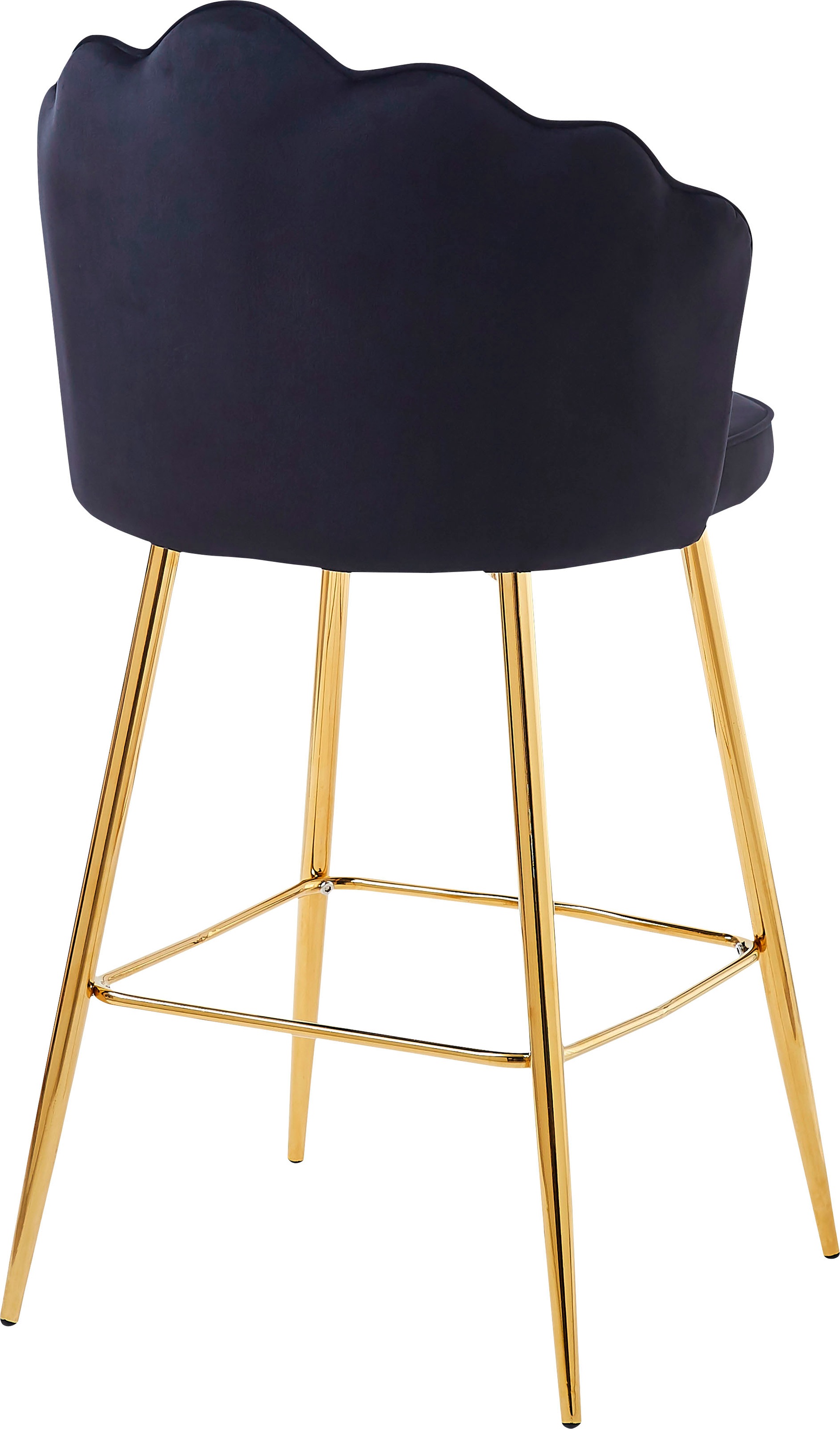 SalesFever Barhocker »Clam Barstuhl mit Stil« Set, 2er Set,  Extravagantes Muscheldesign im praktischen 2er Set