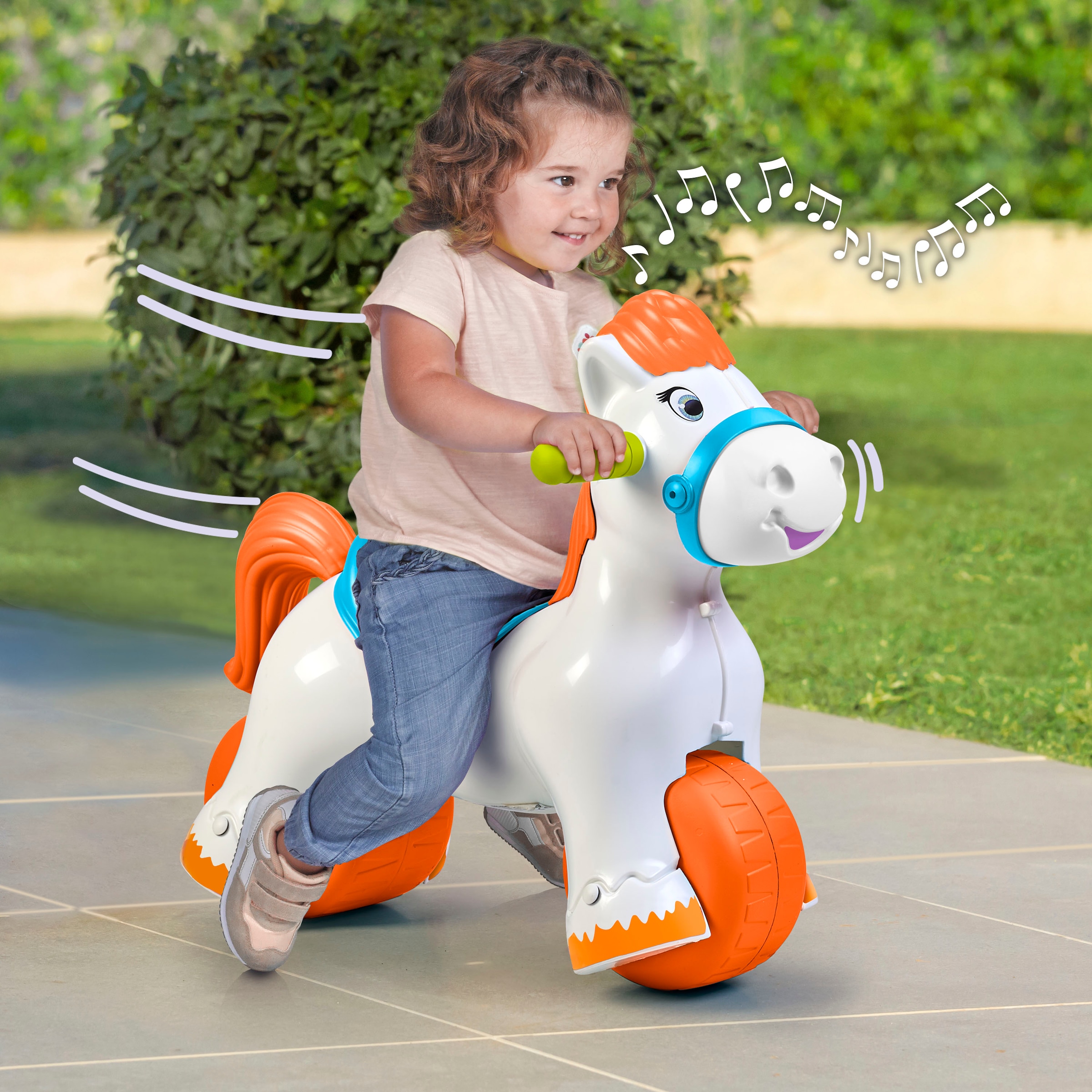 Feber® Cheval à bascule »Ponyferber 2in1« mit Licht- und Soundeffekt; Made in Europe