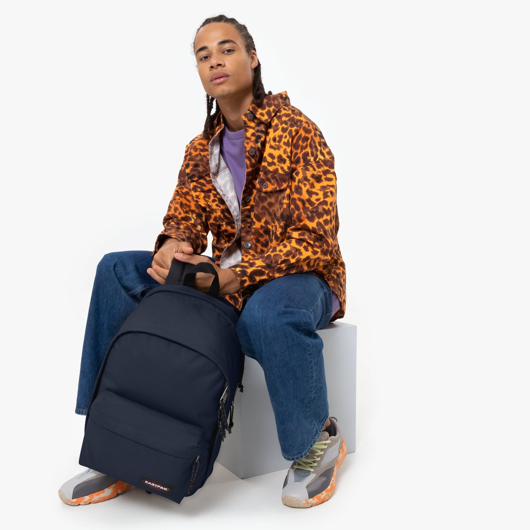 Eastpak Sac à dos de loisirs »BACK TO WORK« , sac à dos scolaire, sac à dos business avec compartiment séparé pour ordinateur portable