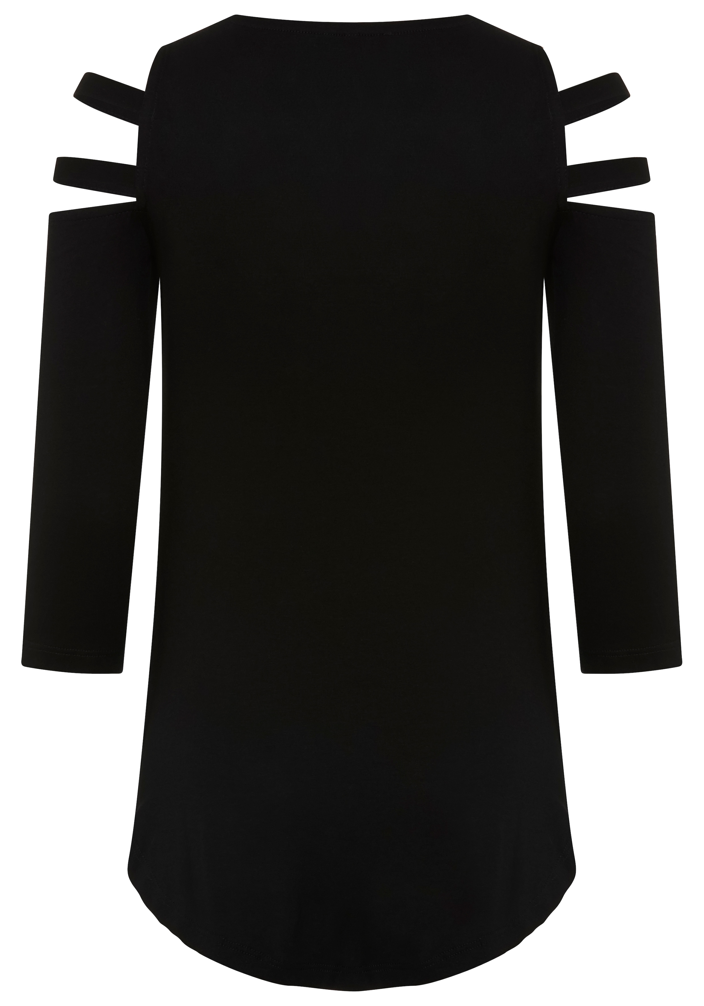 Melrose 3/4-Arm-Shirt 3/4-Ärmel,  figurbetonte Passform,  mit modischen Cut-Outs