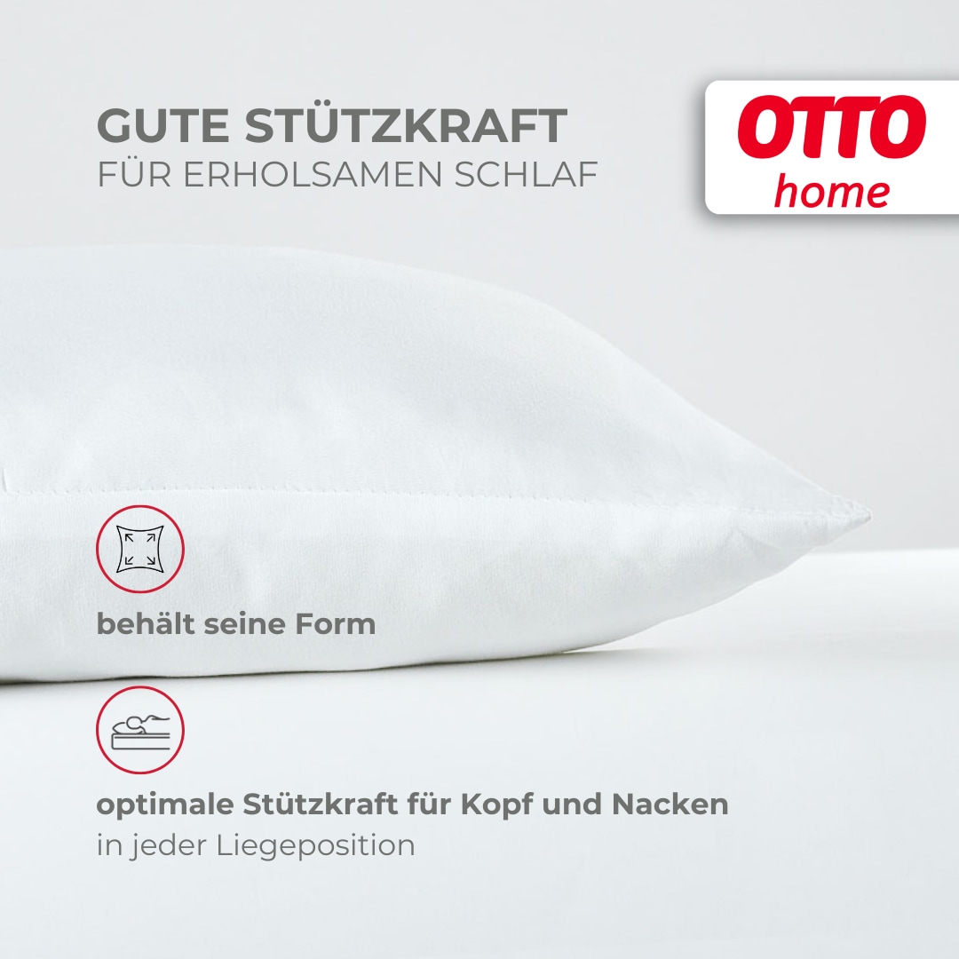 GOODproduct Microfaserkissen »Baca, Kopfkissen 40x80 cm und 80x80 cm« Füllung: 6D-Hohlfaser Bezug: Polyester 1 Stk. tlg. Kissen, mit edlem Sternenaufdruck