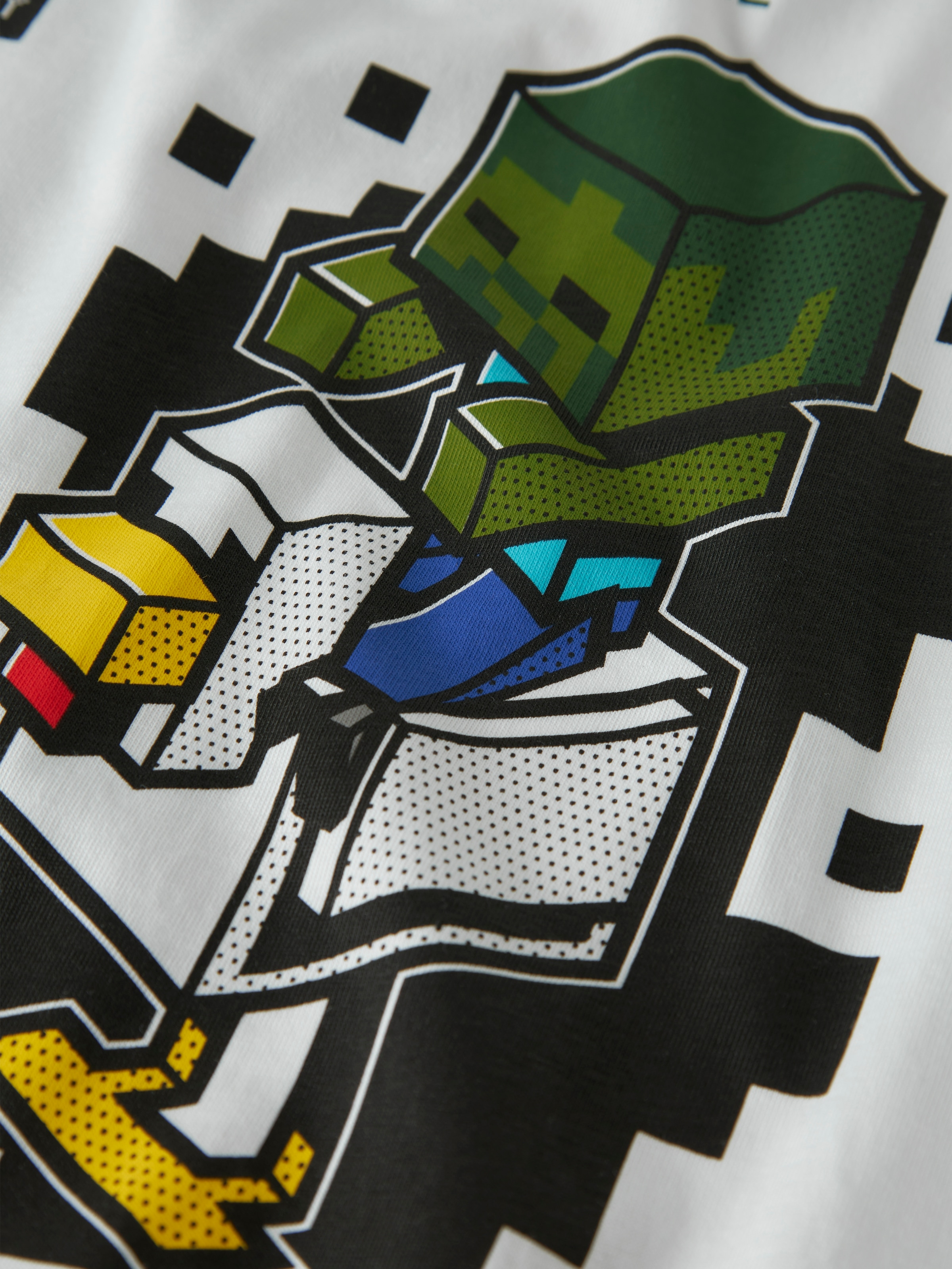 Name It T-shirt »NKMJUN MINECRAFT SS NREG TOPBOX NOOS BIO« coton, coupe régulière