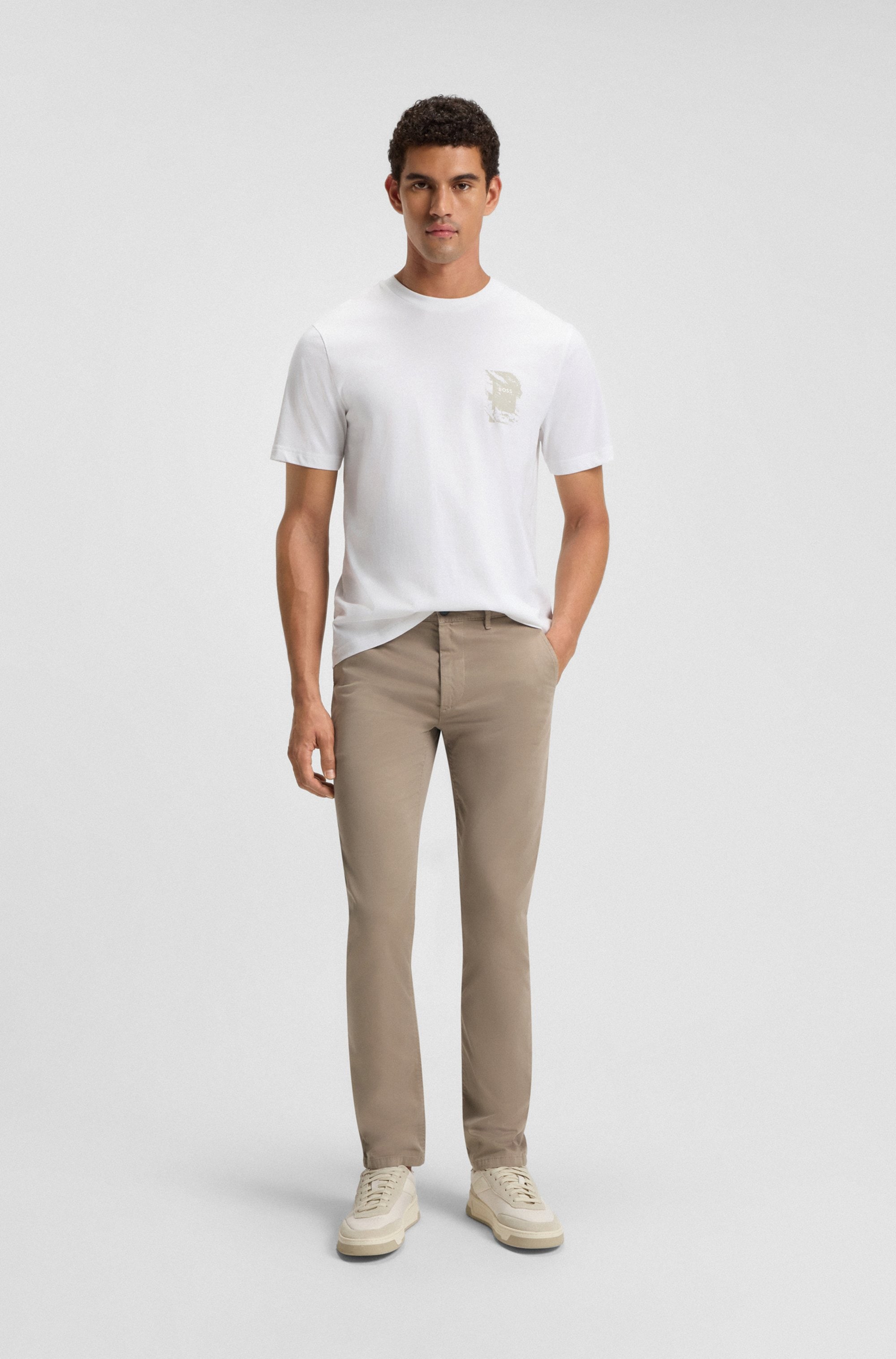 BOSS ORANGE Chinohose »slim«  mit Gesässtaschen