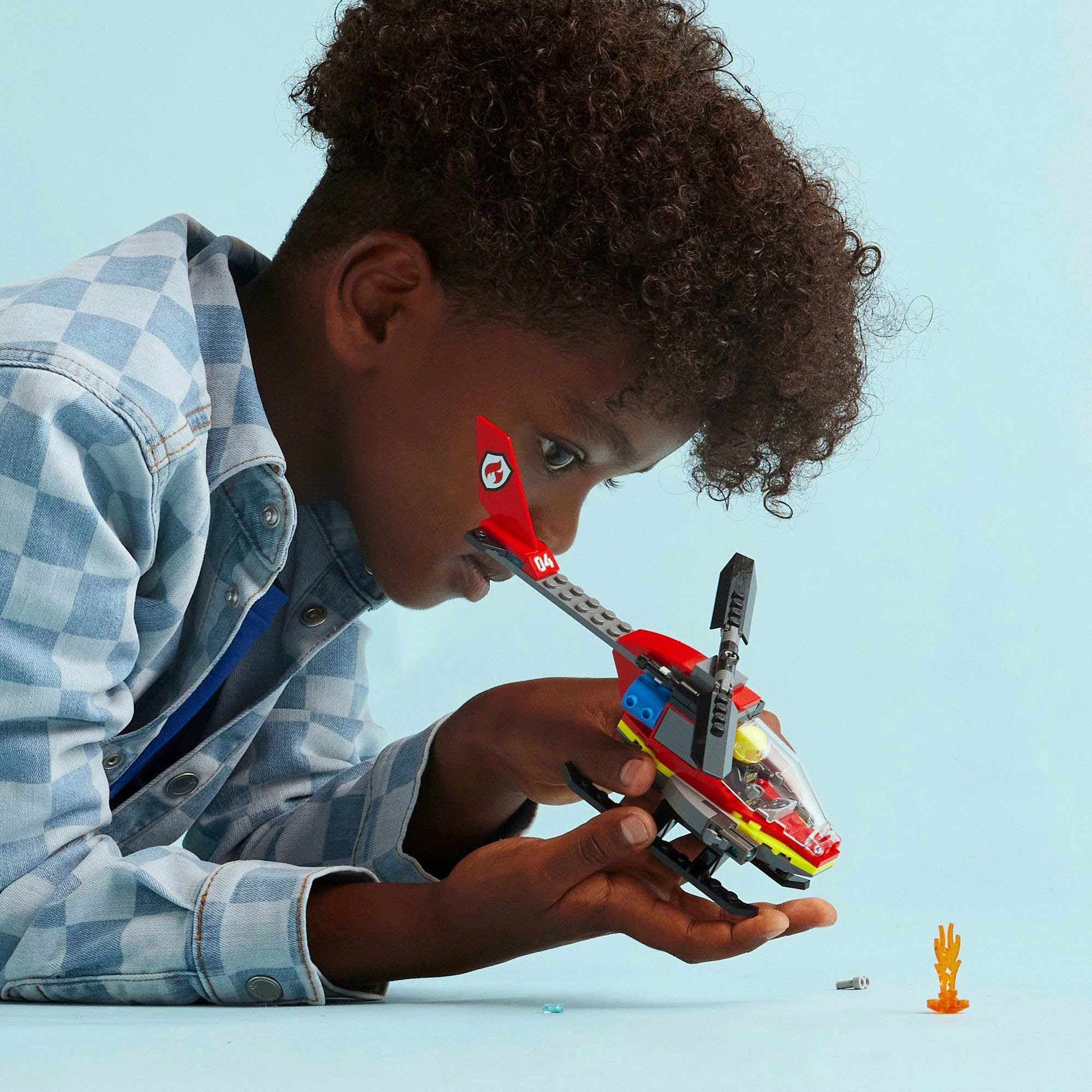 LEGO® Pions de construction »Feuerwehrhubschrauber (60411), LEGO City« Made in Europe