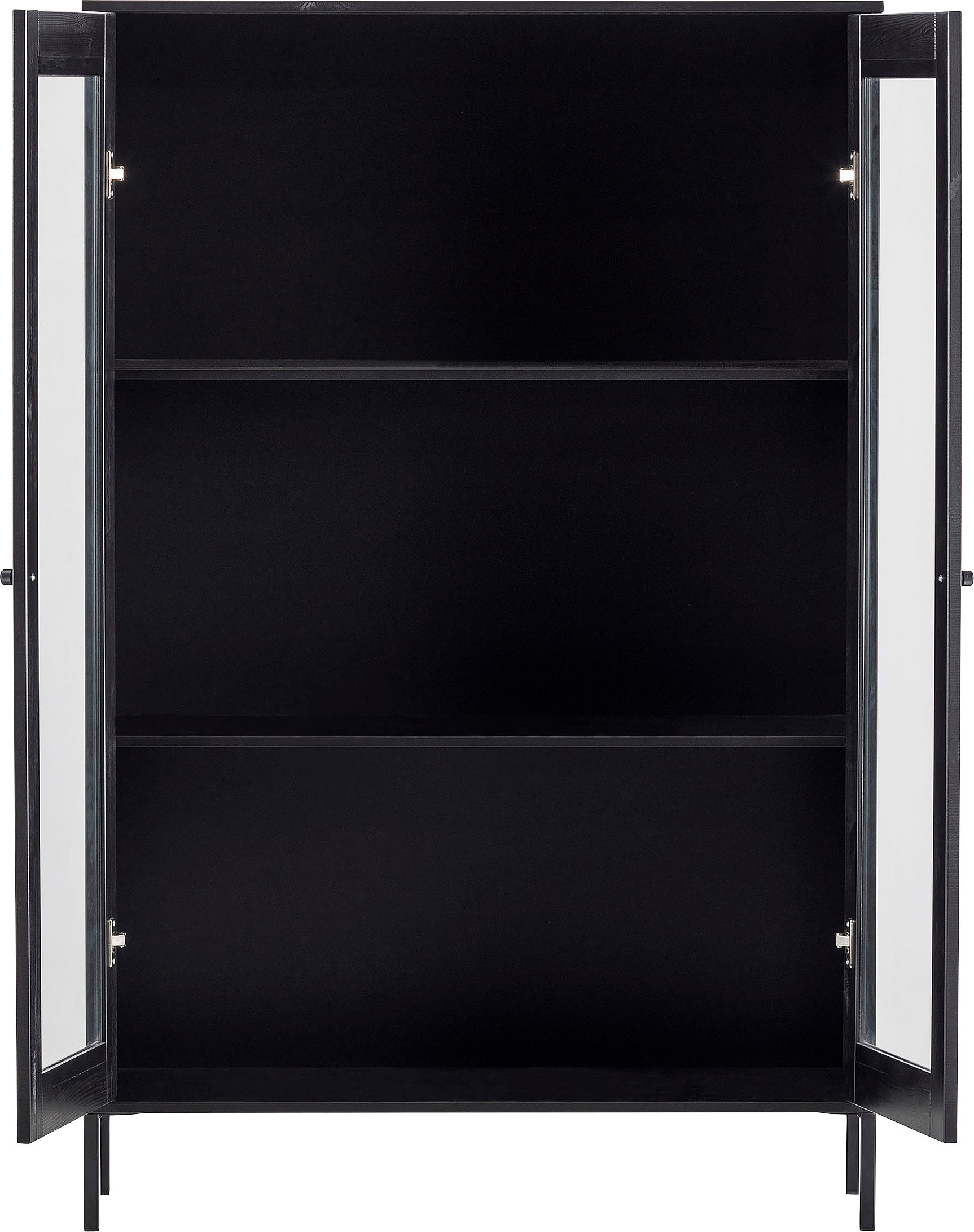 WOOOD Vitrines »Xam« aus Kiefernholz, Breite 100 cm