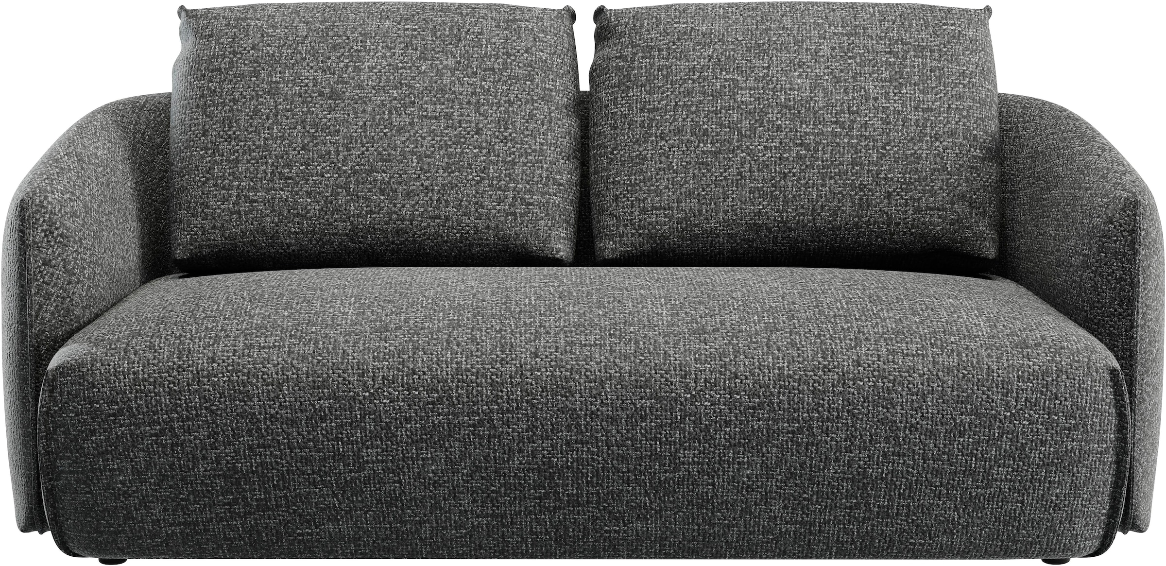 TRENDMANUFAKTUR 2-places »Shawn Designsofa mit elegant geschwungen Armlehnen, bequem« forme organique, avec revêtement de haute qualité