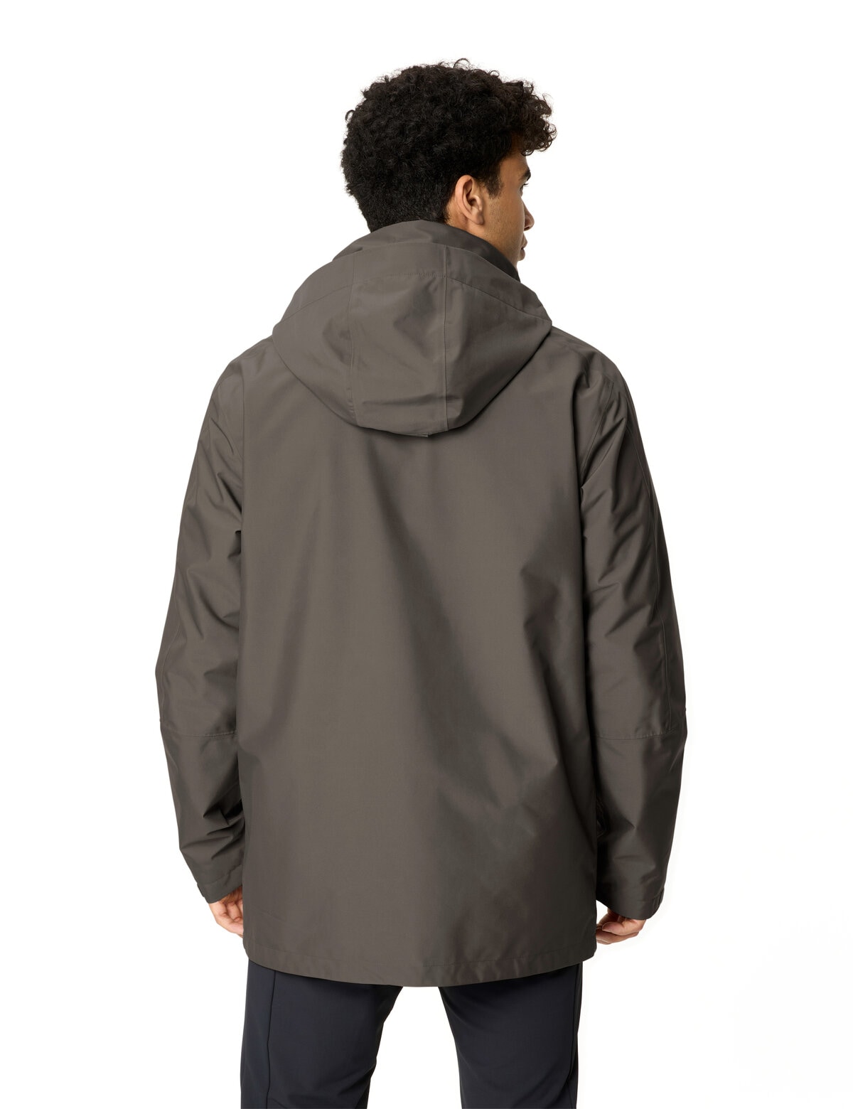 VAUDE Parka fonctionnelle 3 en 1 »MEN'S IDRIS 3IN1 PARKA IV« 2 cuis tlg. avec capuche réglable, avec trois poches, veste intérieure en polaire