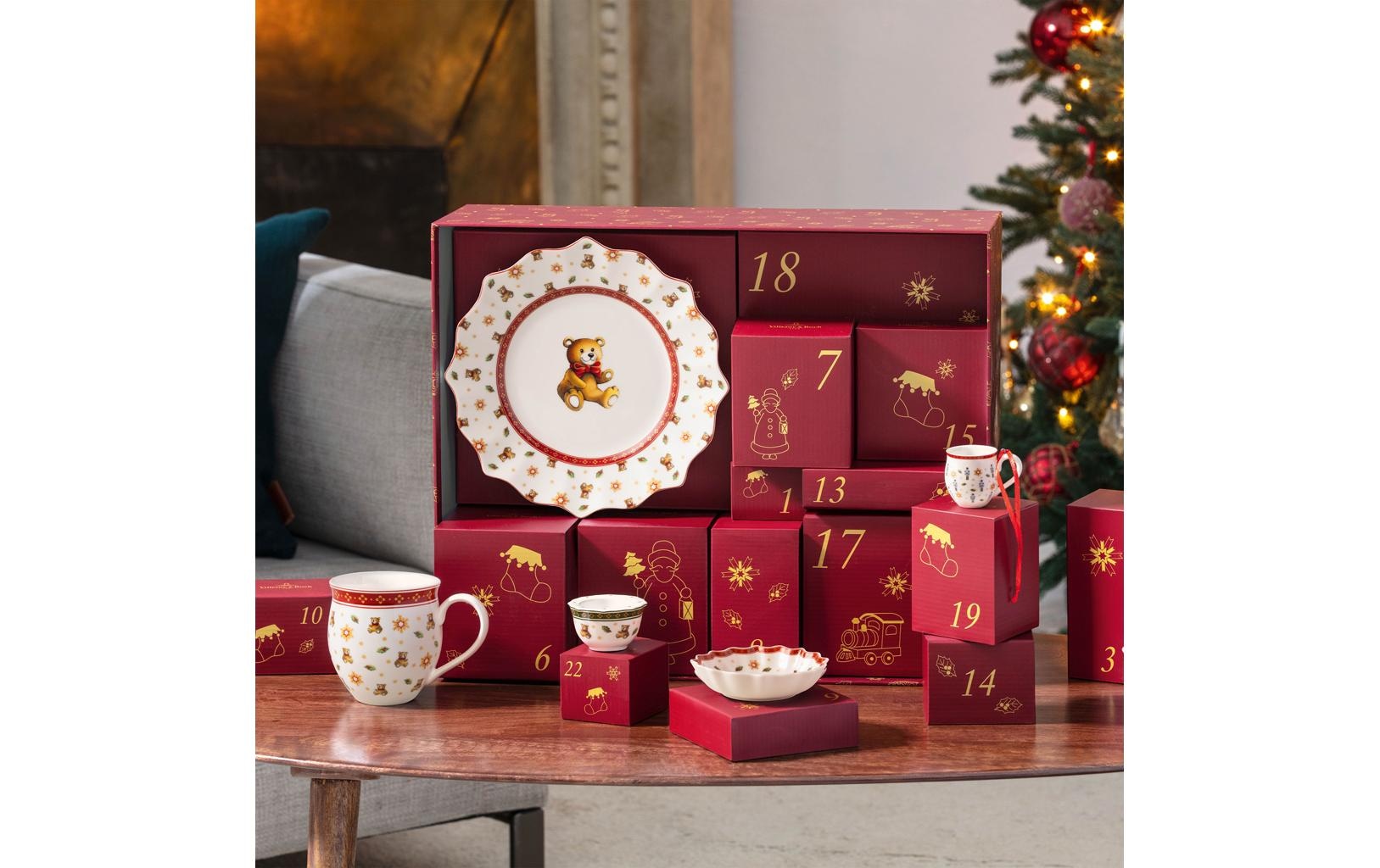 Villeroy & Boch Jouet calendrier de l'Avent »Adventskalender Christmas Toys Memory 2026 Porzellan«