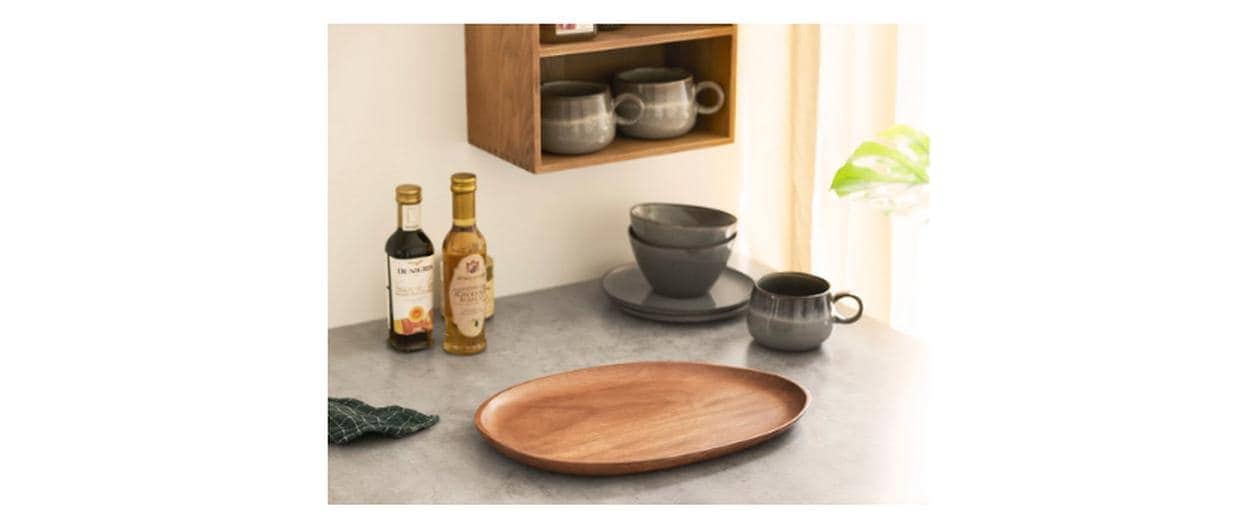 House Nordic Servierplatte »Tray 39.5 x 28 x 2,5 cm«