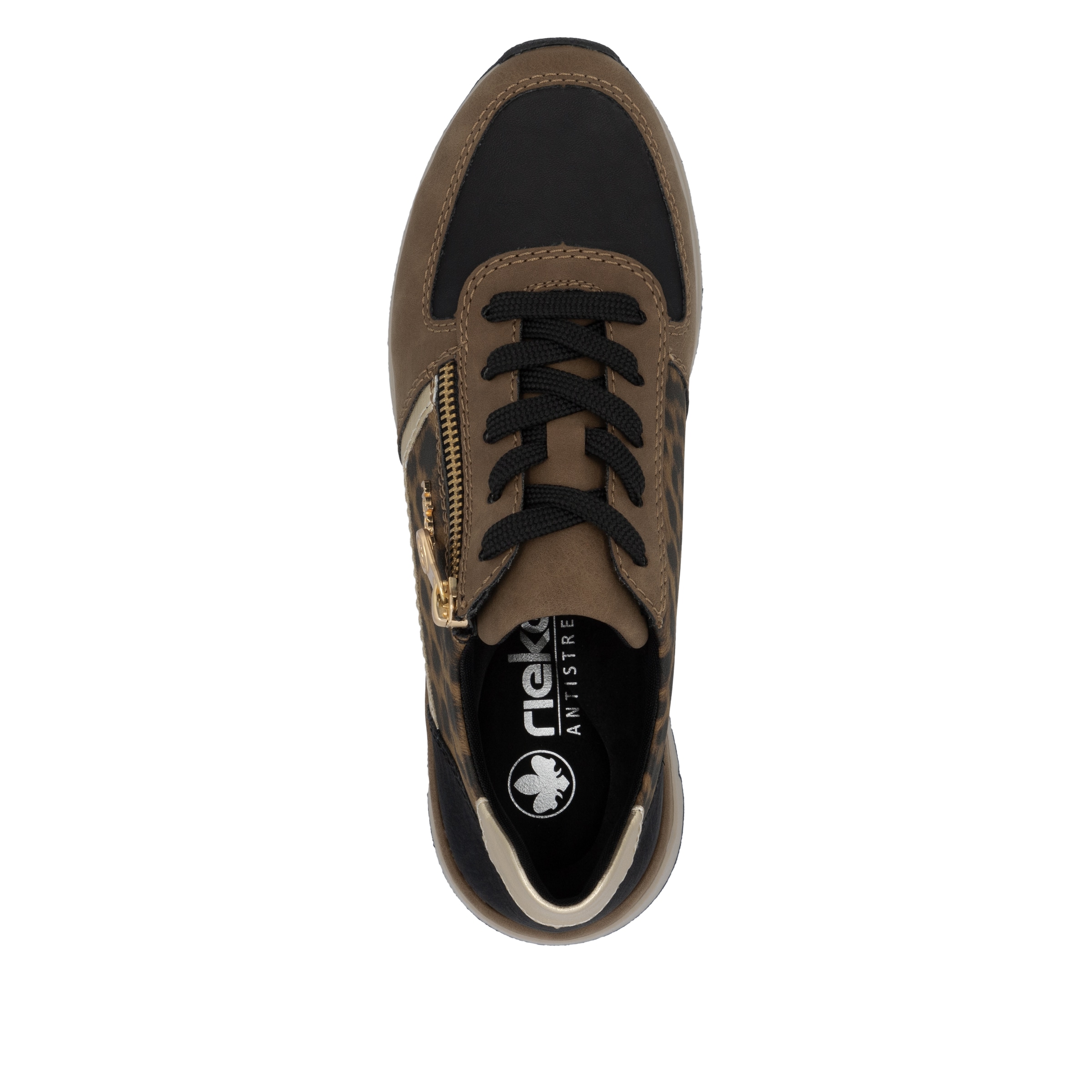 Rieker Sneakers  Freizeitschuh, Schnürschuh, Halbschuh mit modischen Akzenten
