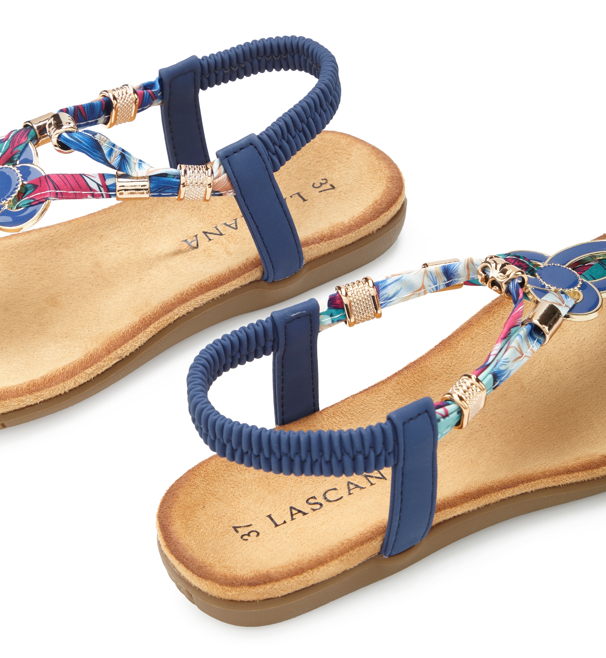 LASCANA Séparateur d'orteils »Sommerschuh, offener Schuh, Sandalette,«  sandale, mule avec insert stretch