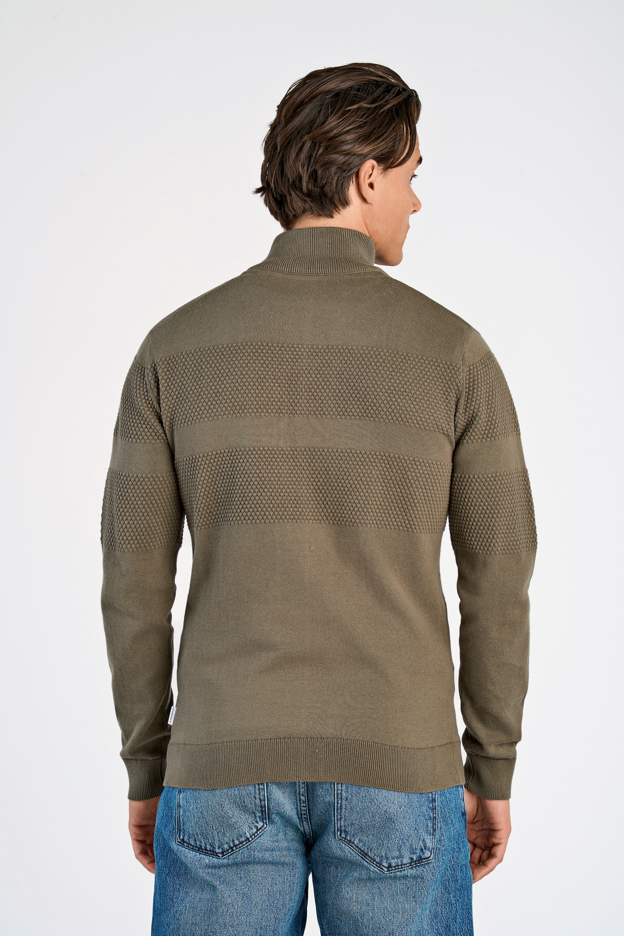 LINDBERGH Strickjacke mit Stehkragen und Reissverschluss