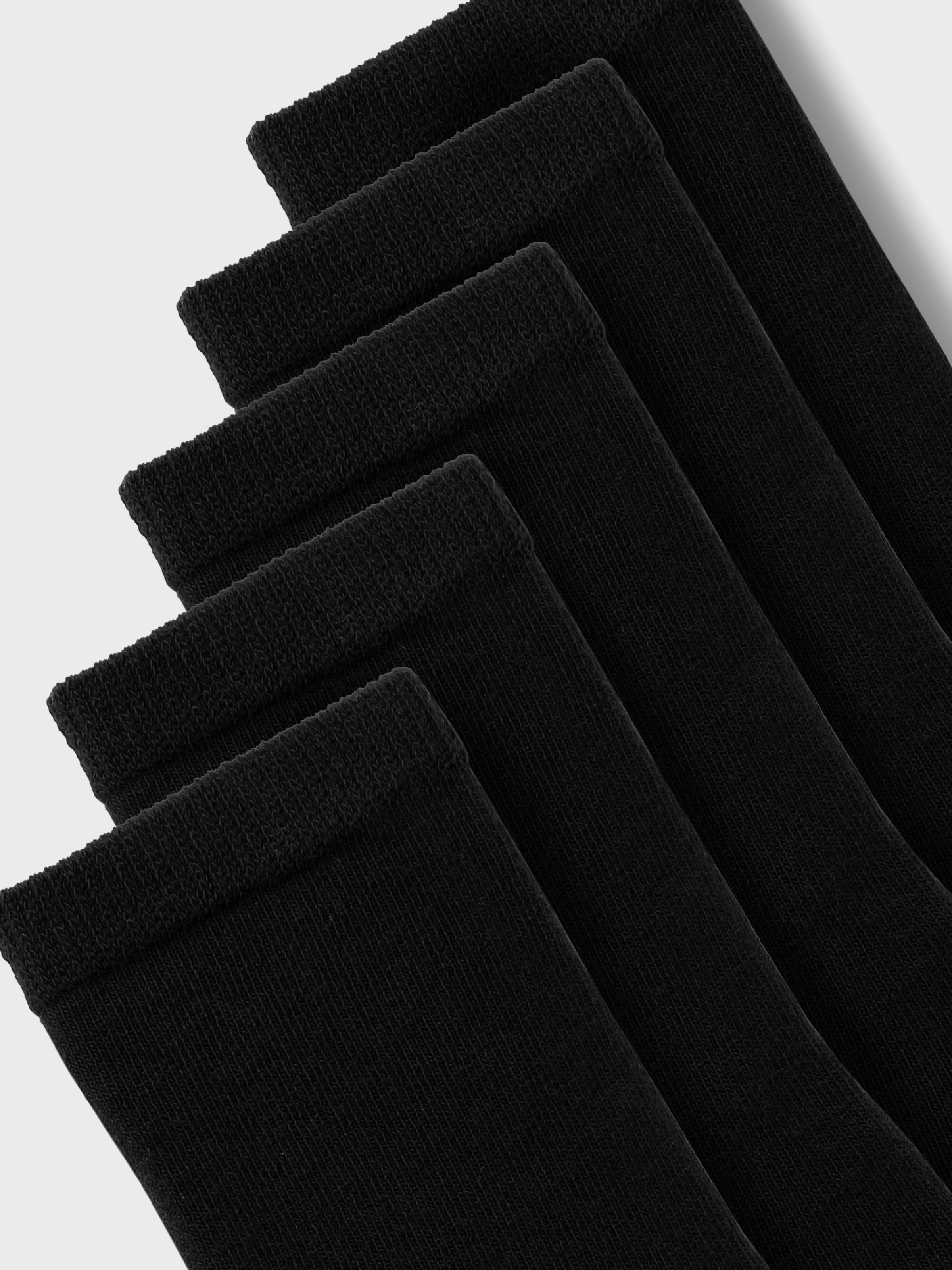 Name It Chaussettes de loisirs »NKNSOCK 5P SOLID NOOS« Paquet, 5 Couple tlg.