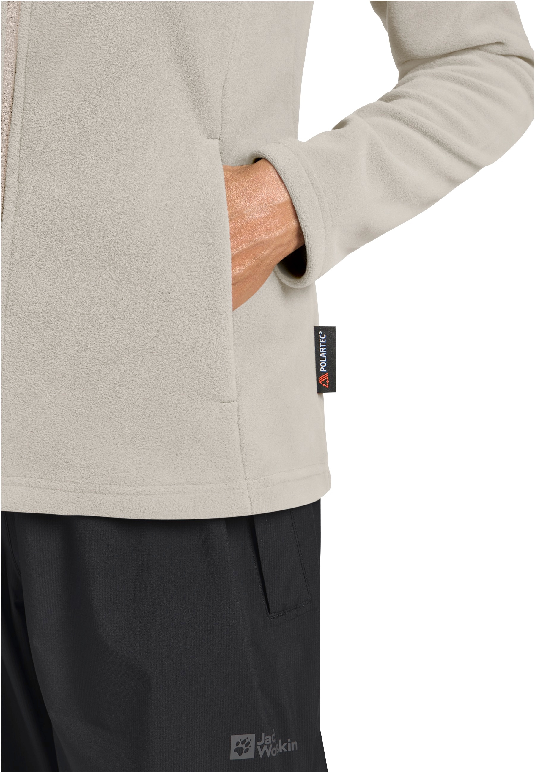 Jack Wolfskin Fleecejacke »TAUNUS« leichter, dehnbarer, atmungsaktiver Midlayer, Übergangsjacke