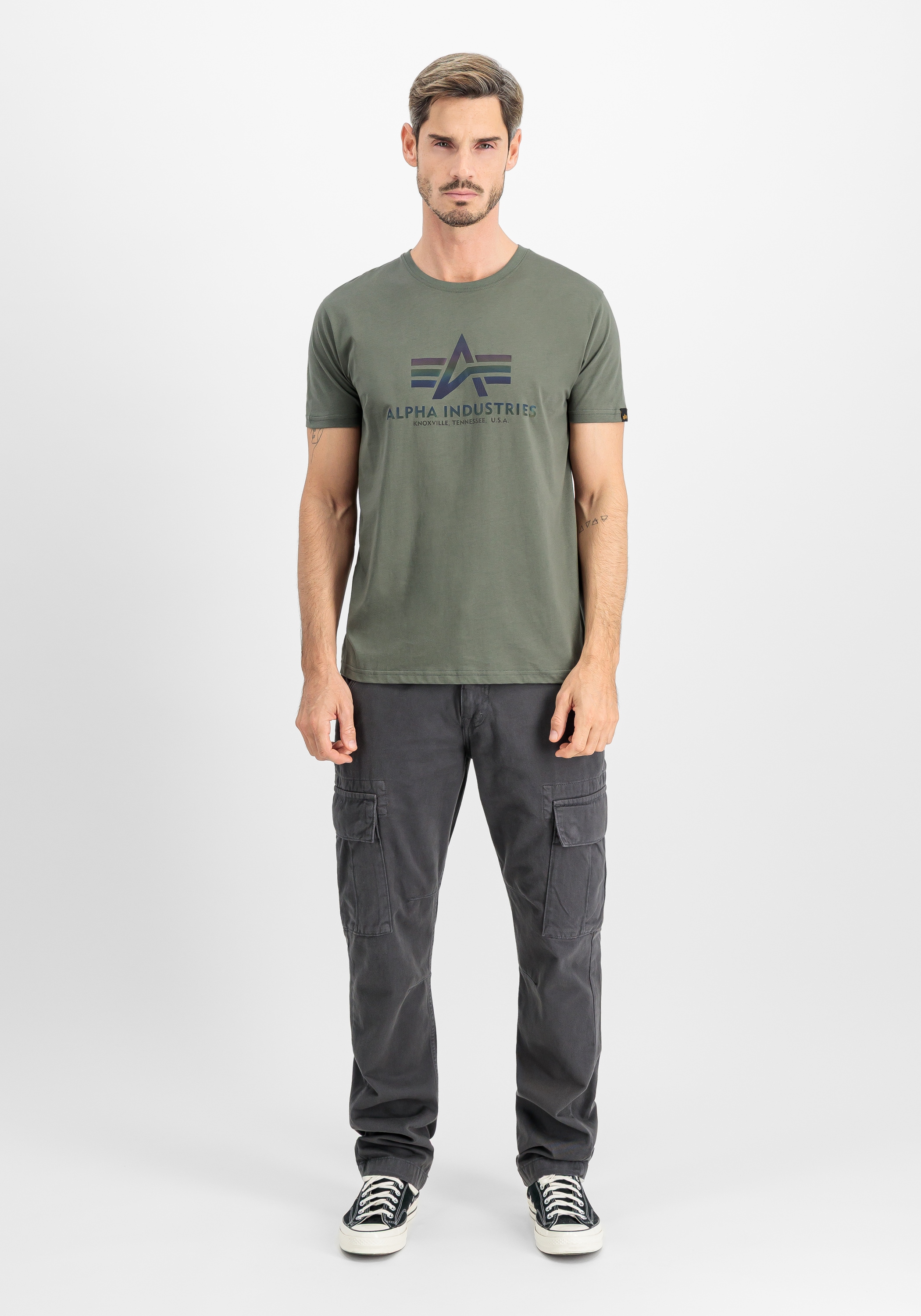 Alpha Industries T-shirt »Basic T-Shirt BL Rainbow Ref.«