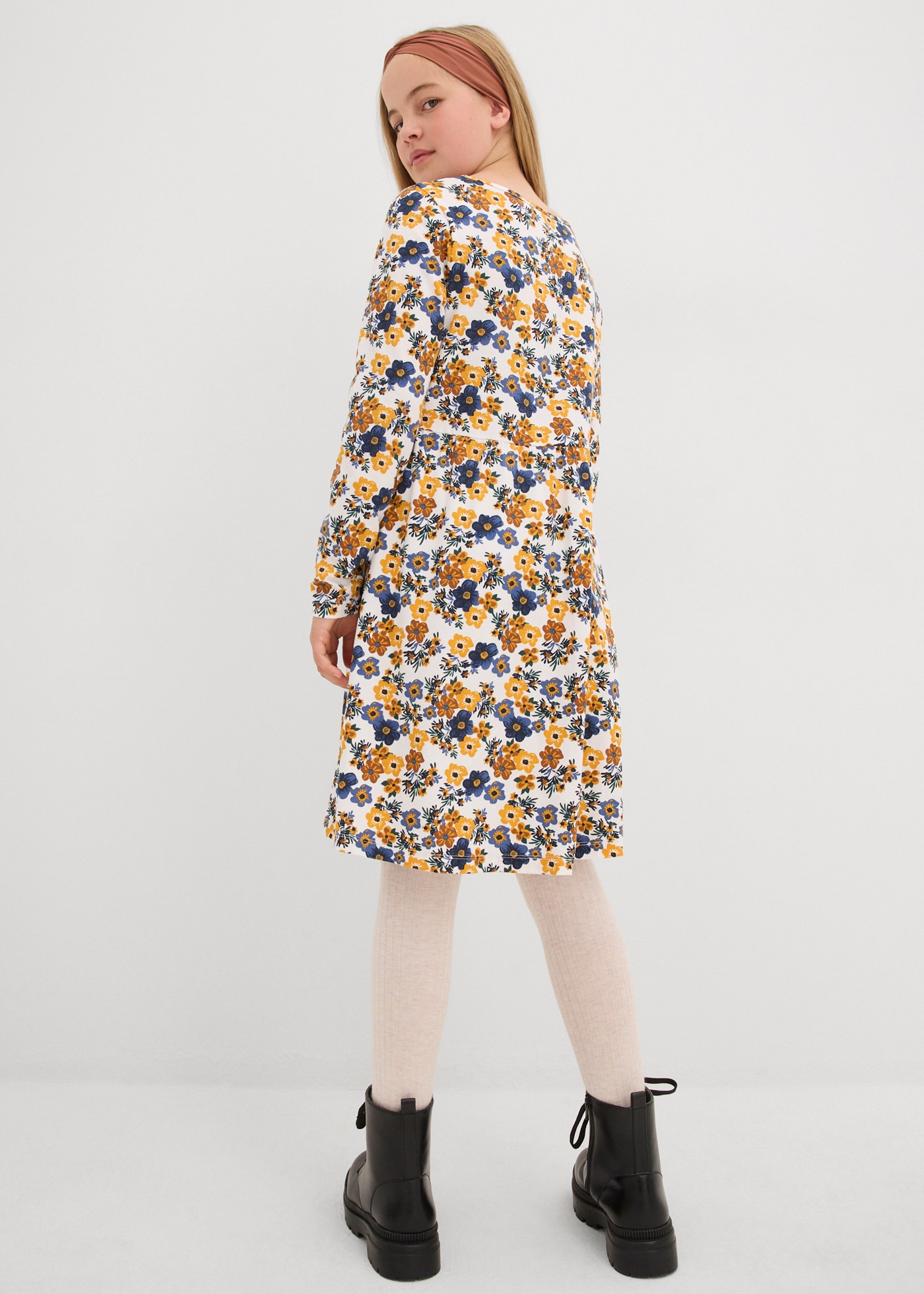 bonprix Robe en jersey »Jerseykleid (2er Pack) aus reiner Baumwolle« Packung, 2, 2 cuis tlg. Jerseykleid (2er Pack) aus reiner Baumwolle