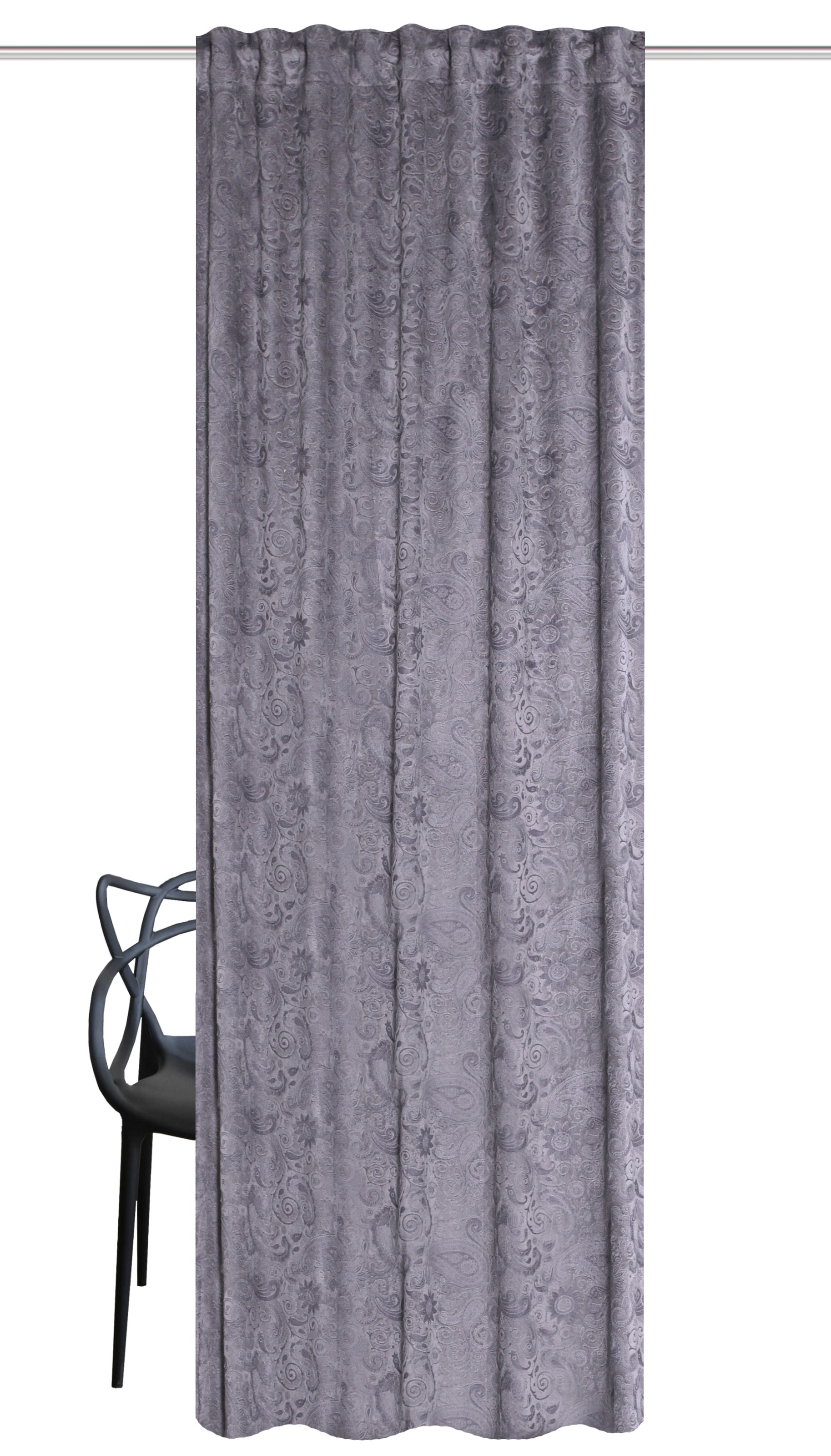 HOME WOHNIDEEN Rideau »SENARA« Bande multifonctionnelle 1 cuis tlg. impression en relief