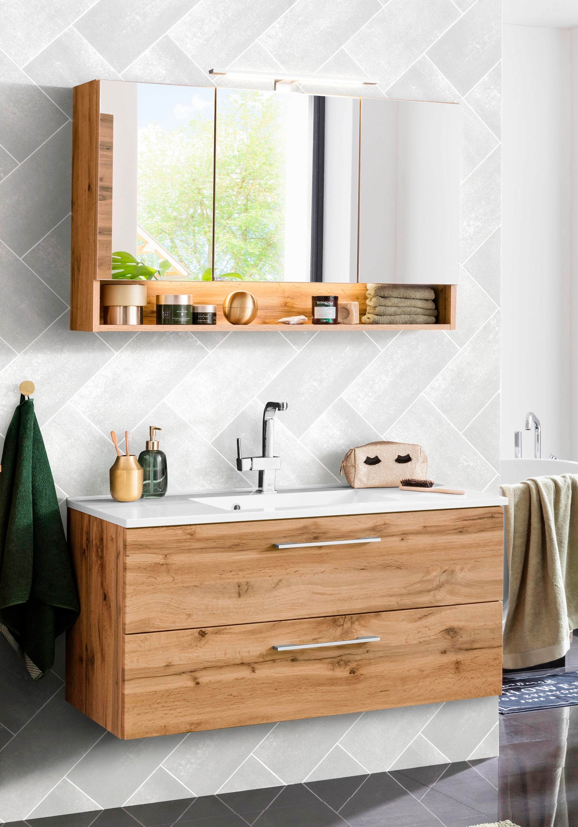 welltime Ensemble de meubles de salle de bain »Soria« 2 cuis tlg.