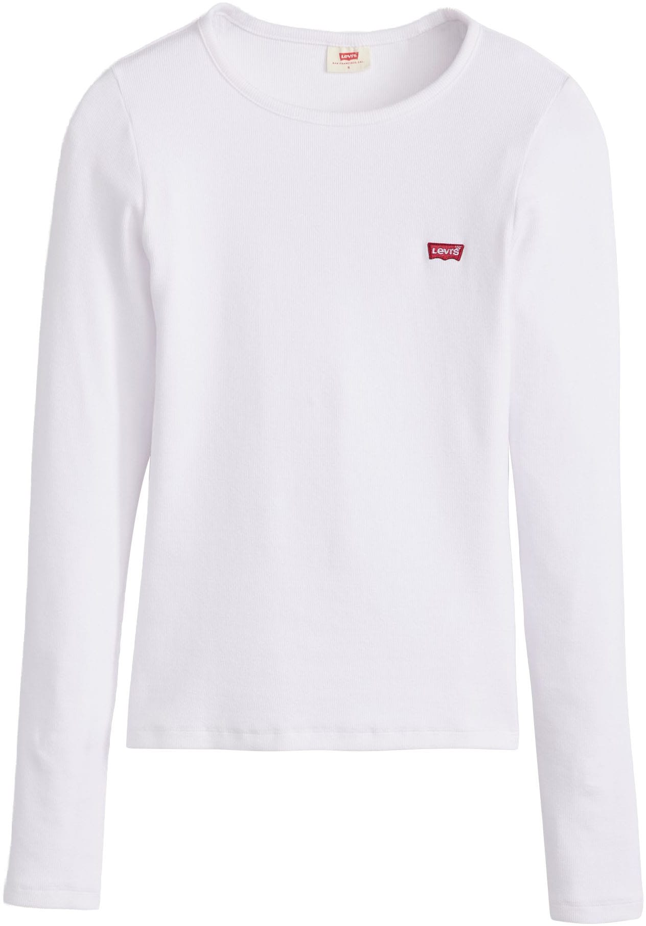 Levi's® Langarmshirt »HAYES LS TEE« in Ripp-Optik