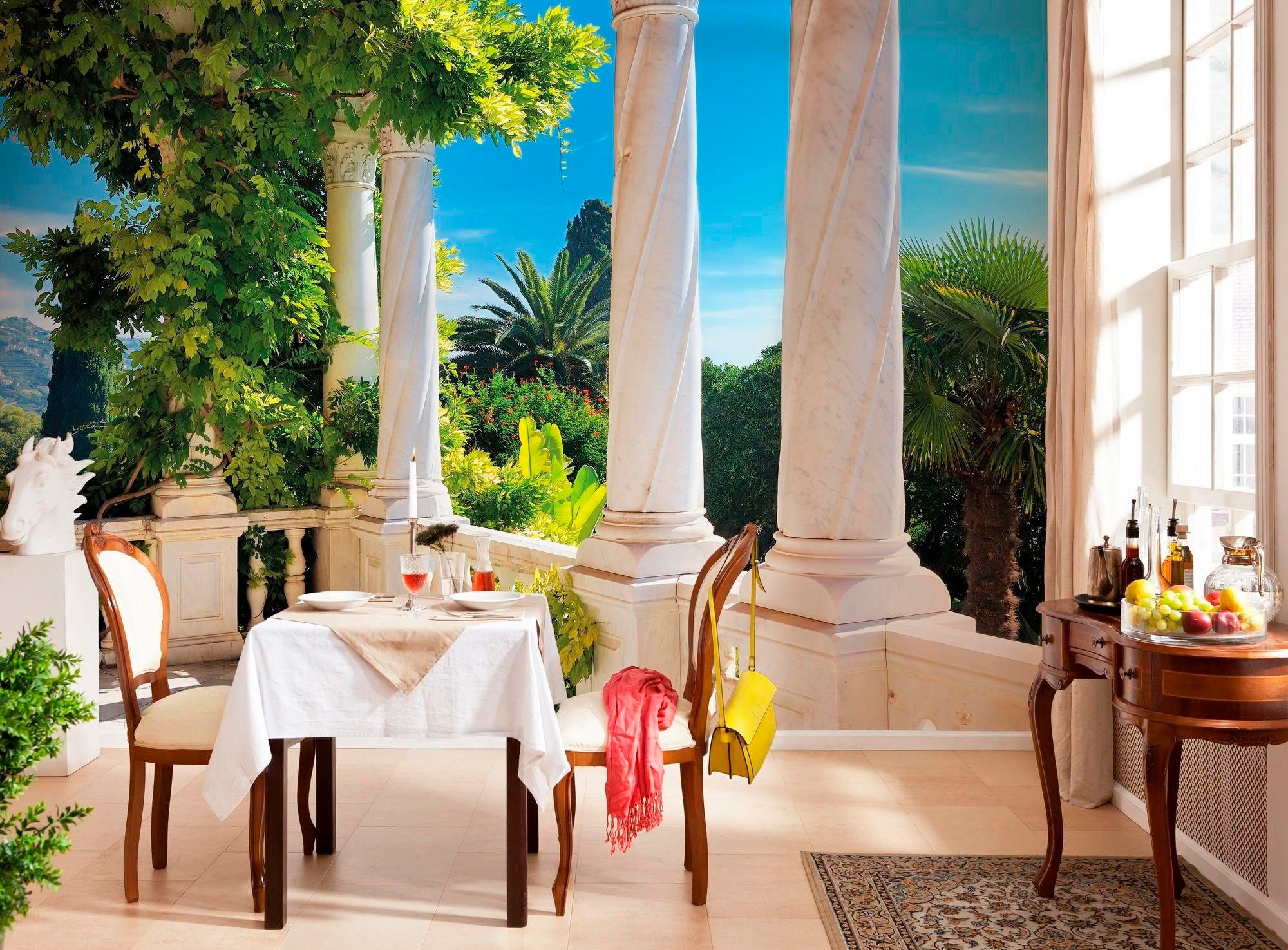 Komar Papier peint photo »Villa Liguria - Grösse 368 x 254 cm« imprimé Wohnzimmer, Schlafzimmer