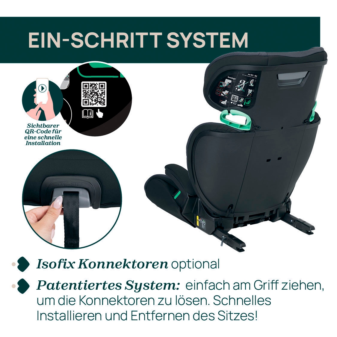 Chicco Autokindersitz »Quizy i-Size« (100-150 cm)