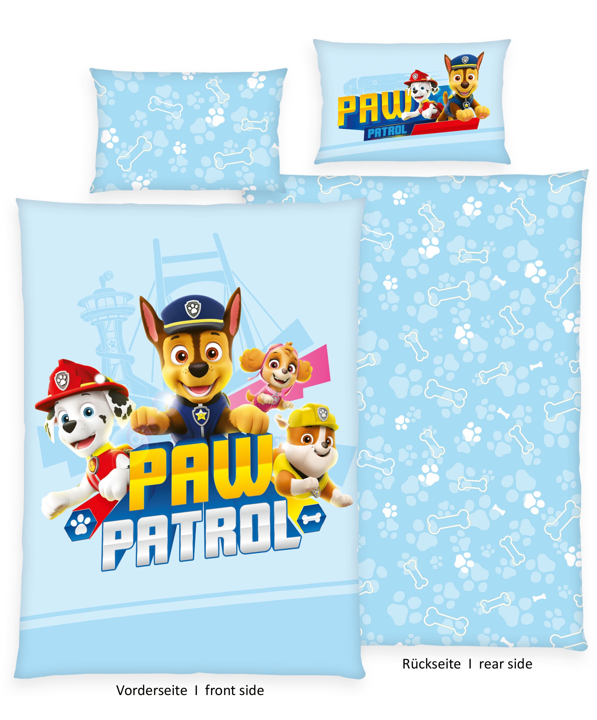 PAW PATROL Linge de lit pour bébé »Paw Patrol« 2 cuis