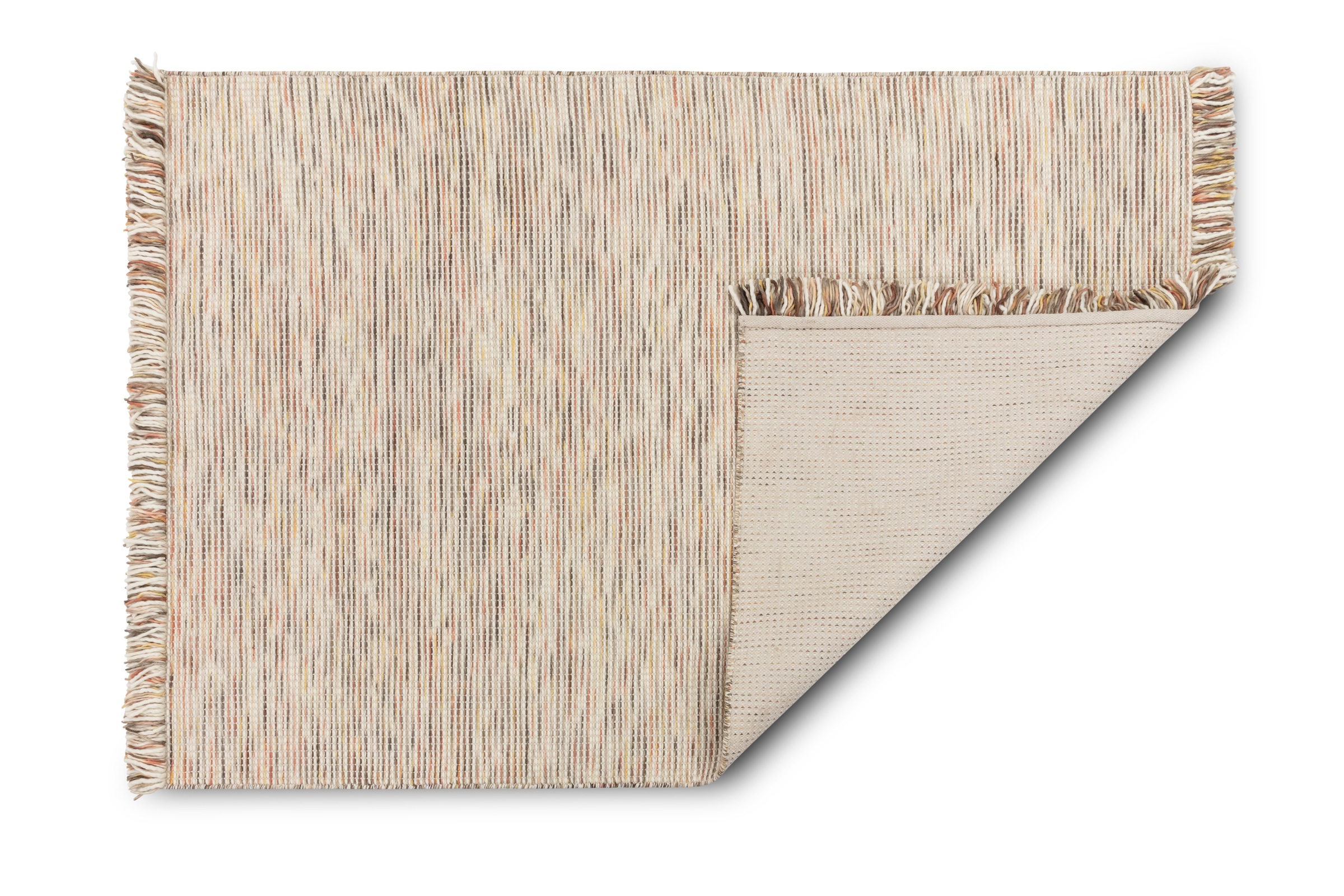 SCHÖNER WOHNEN-Kollektion »Arina« Rectangulaire 10 mm Höhe 80% laine pure, structure tissée, chiné, avec franges, salon