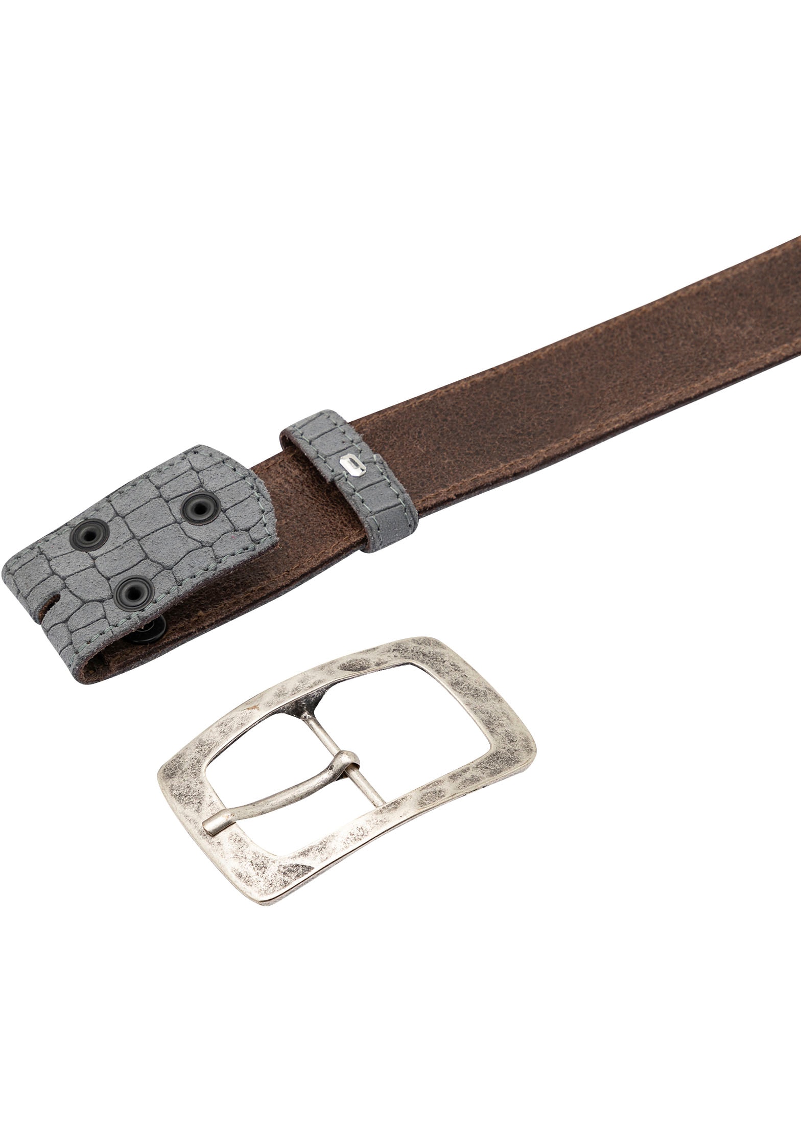 Rettungsring Gürtel Ceinture en cuir mit austauschbarer Schliesse »Dorn Einfach Gross«