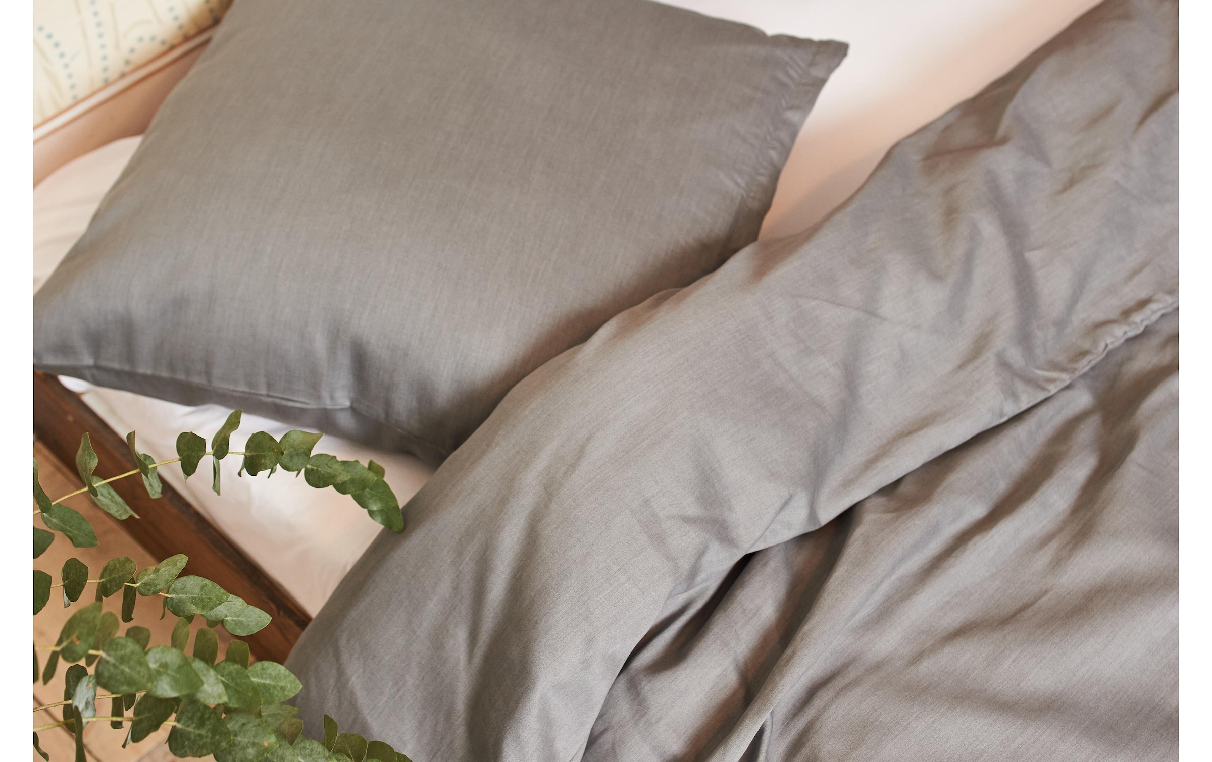 Journey Living Linge de lit »Braga« Nachhaltige Bettwäsche aus Bio-Baumwollsatin