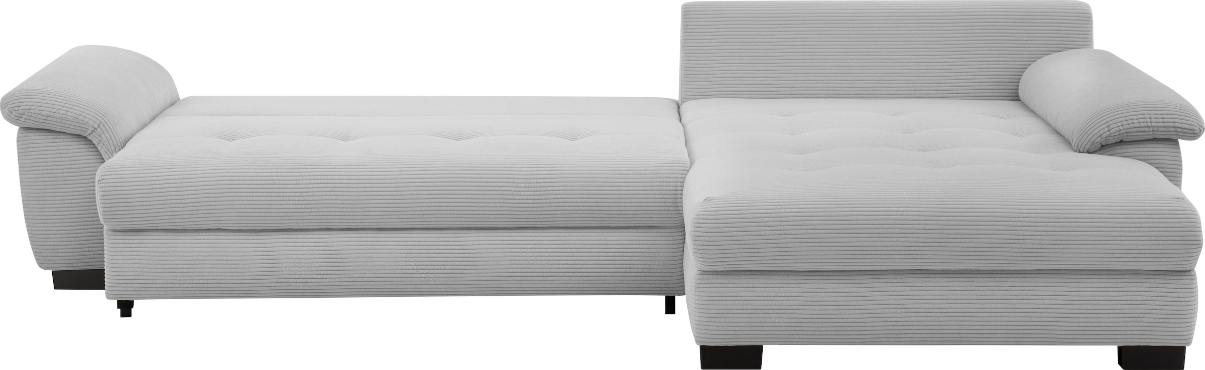 Mr. Couch Canapé d'angle »Dario, L-Form, mit Bett und Bettkasten« mit Kaltschaum