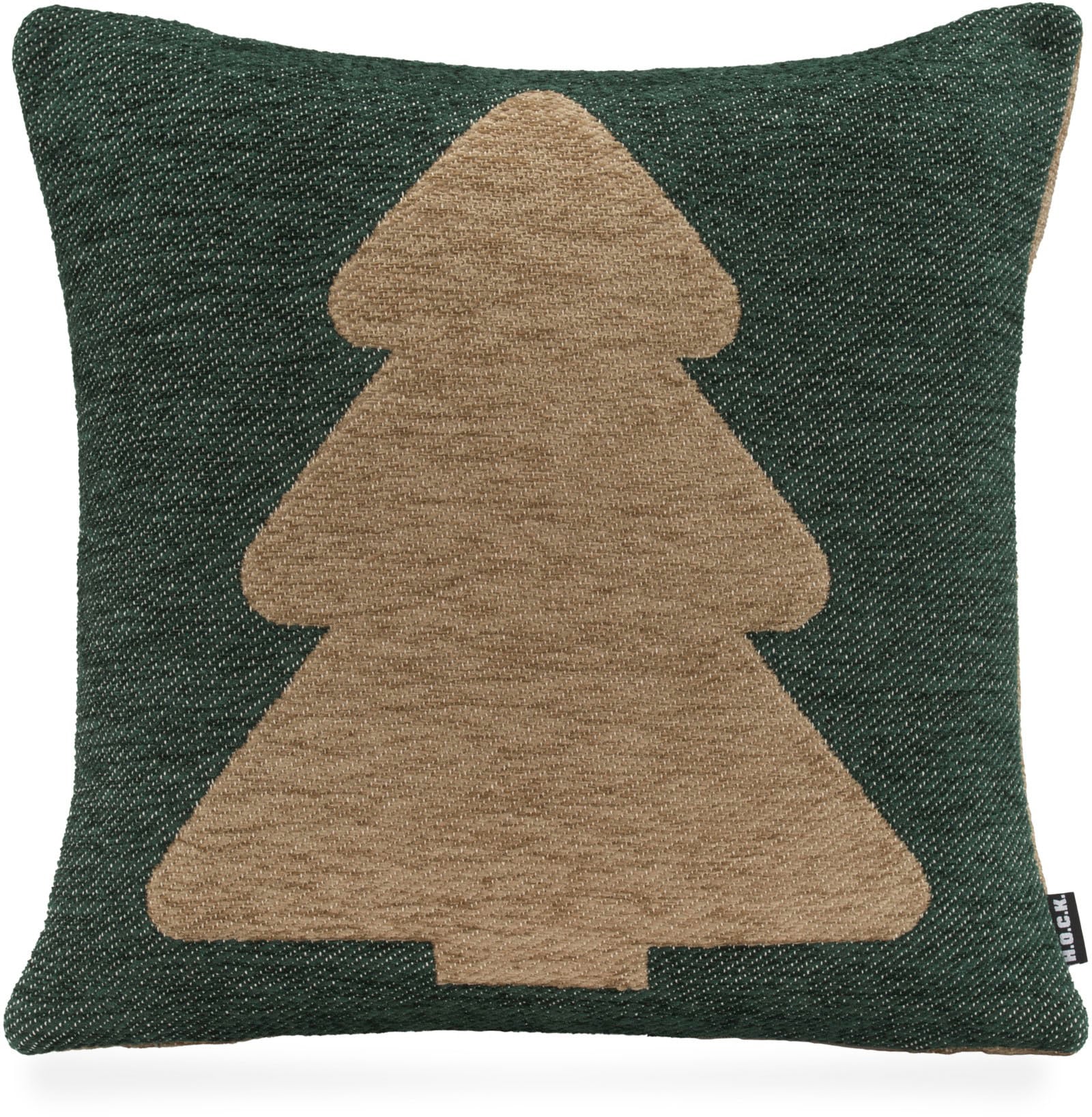 H.O.C.K. Dekokissen »X-Mas Tree« Weihnachtszeit, Tannenbaum, inkl. Füllung, Bezug mit Reissverschluss