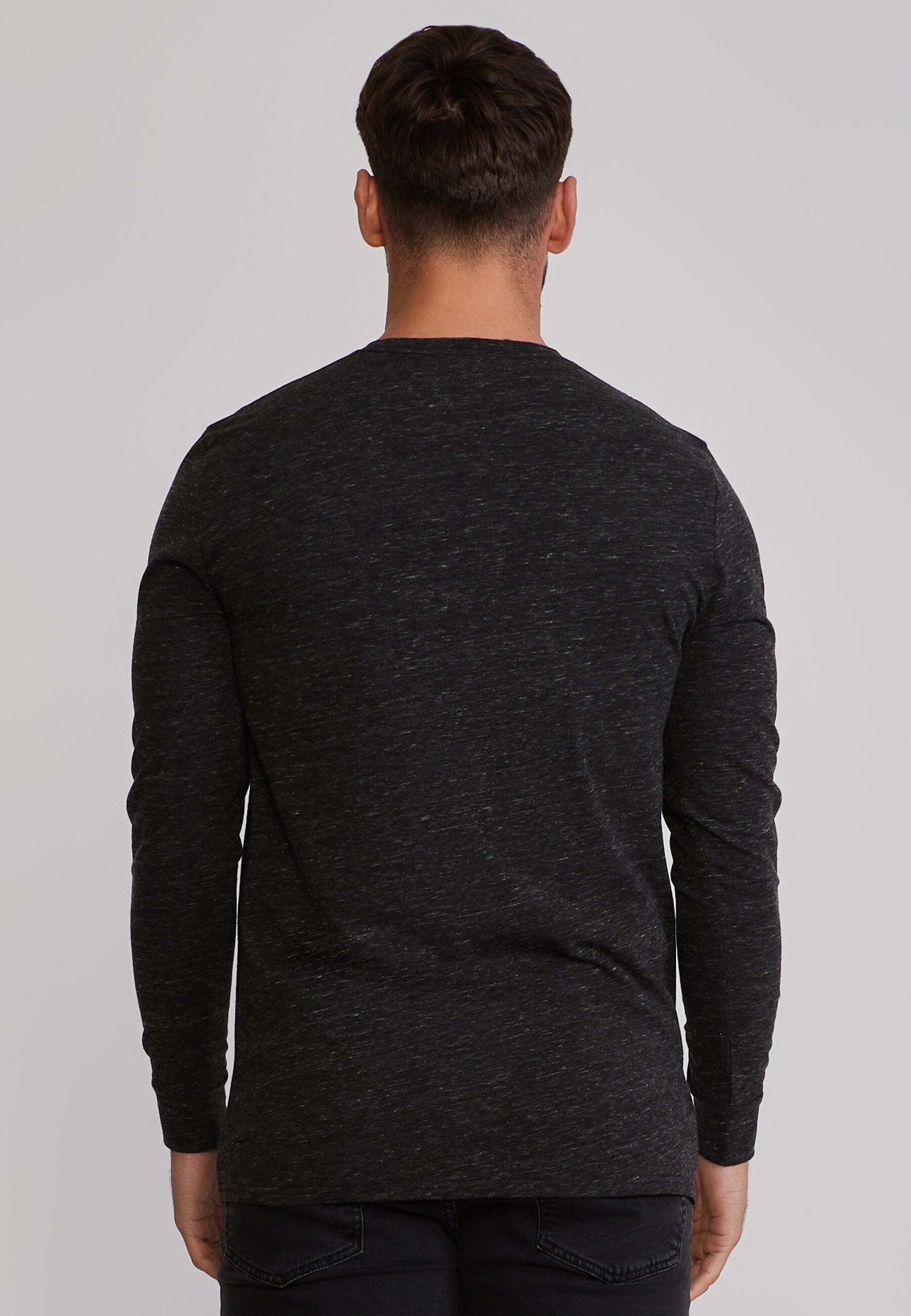 Siksilk Langarmshirt »Siksilk Langarmshirt Marl«
