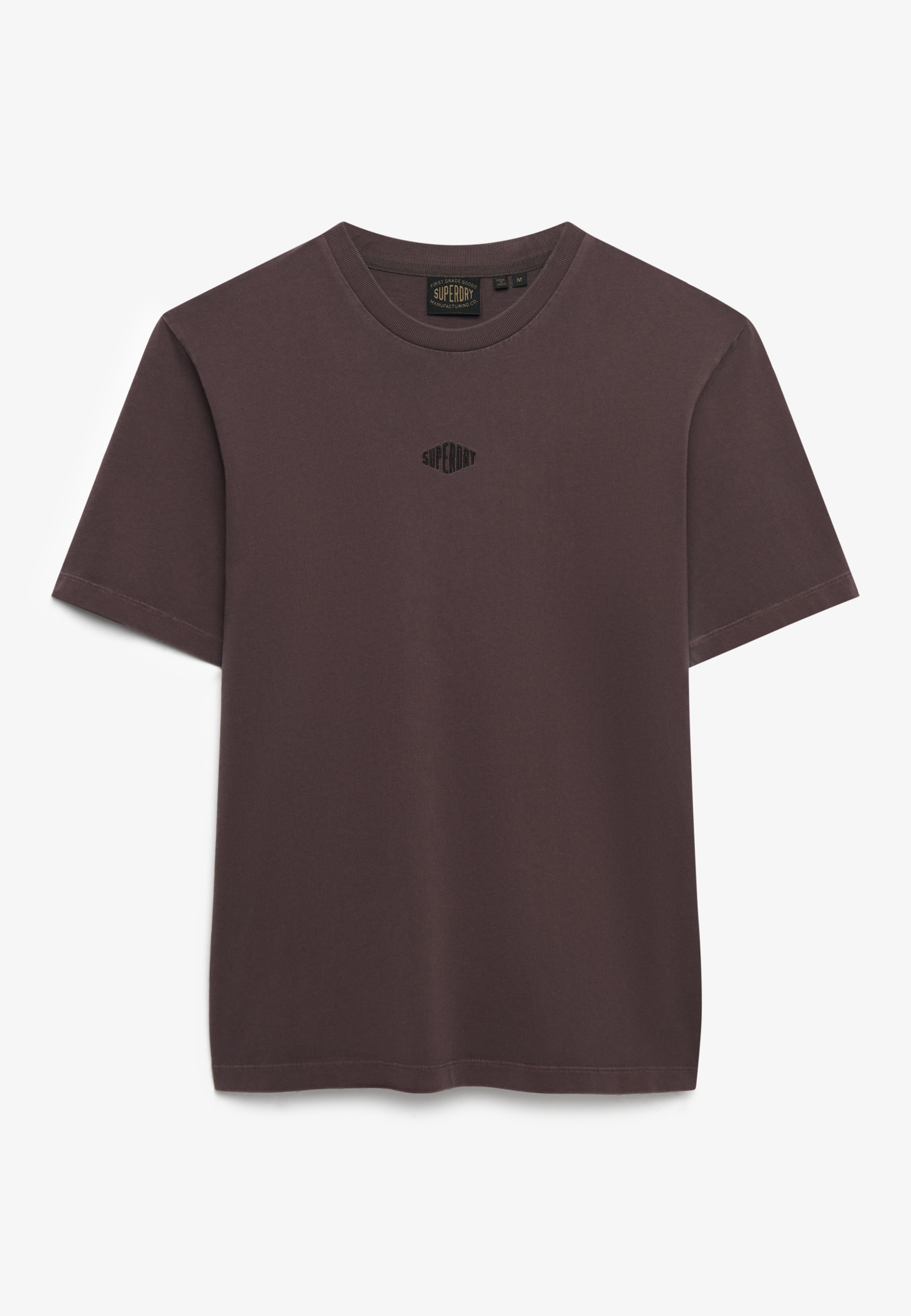 Superdry Shirt à col rond »MICRO LOGO TSHIRT« mit Micro-Marken-Logo