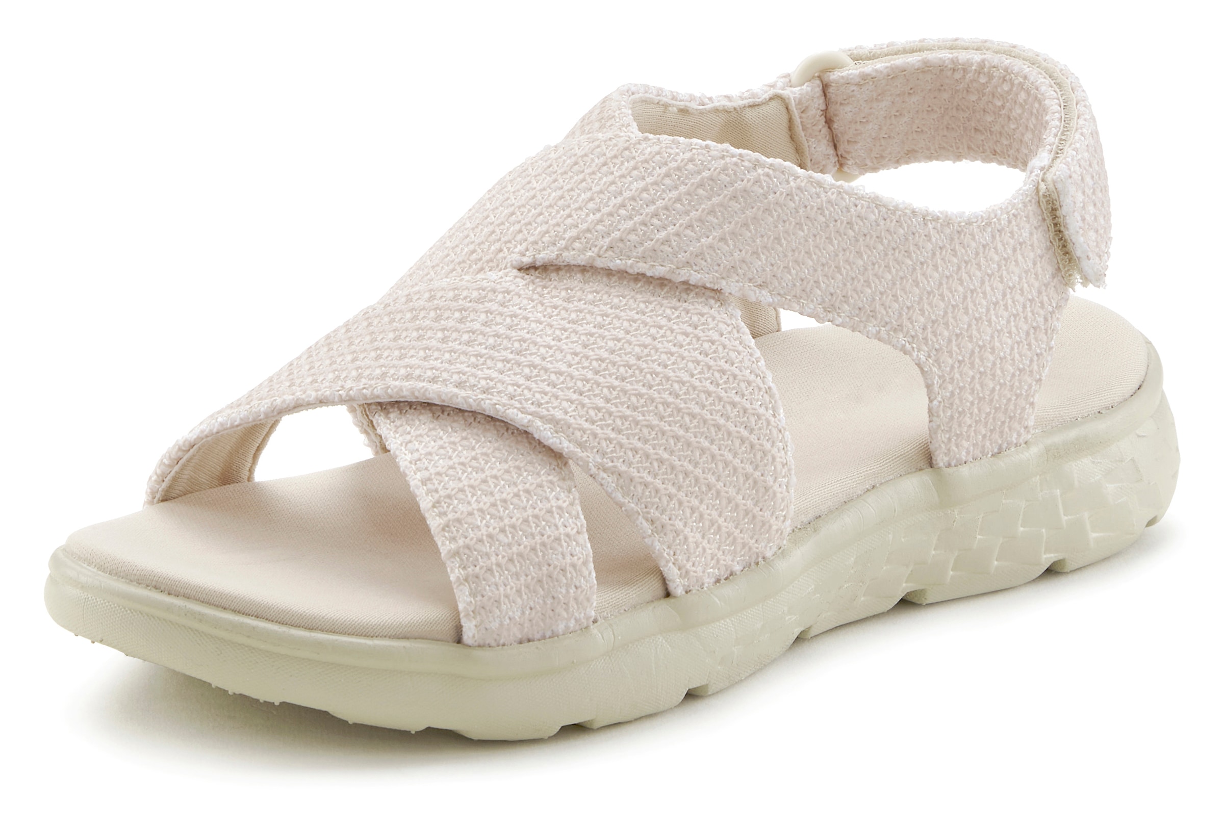 Vivance Sandale »Sandalette, Sommerschuh, offener Schuh«  NEU mit Klettverschluss VEGAN