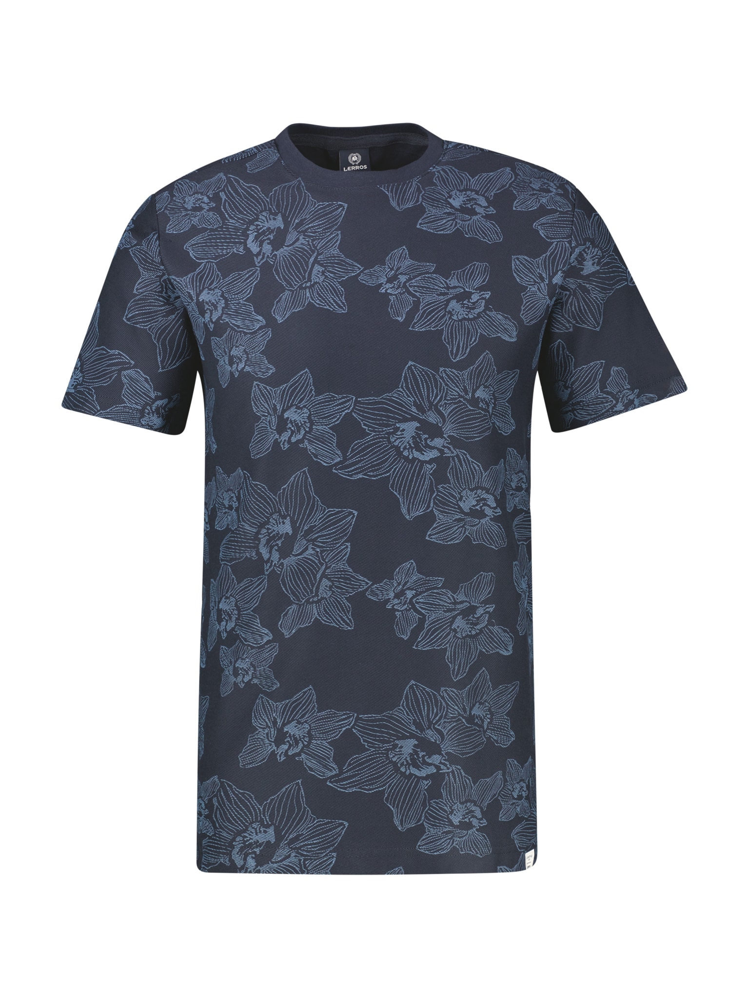 LERROS Kurzarmshirt Sommershirt mit floralem Allover-Print