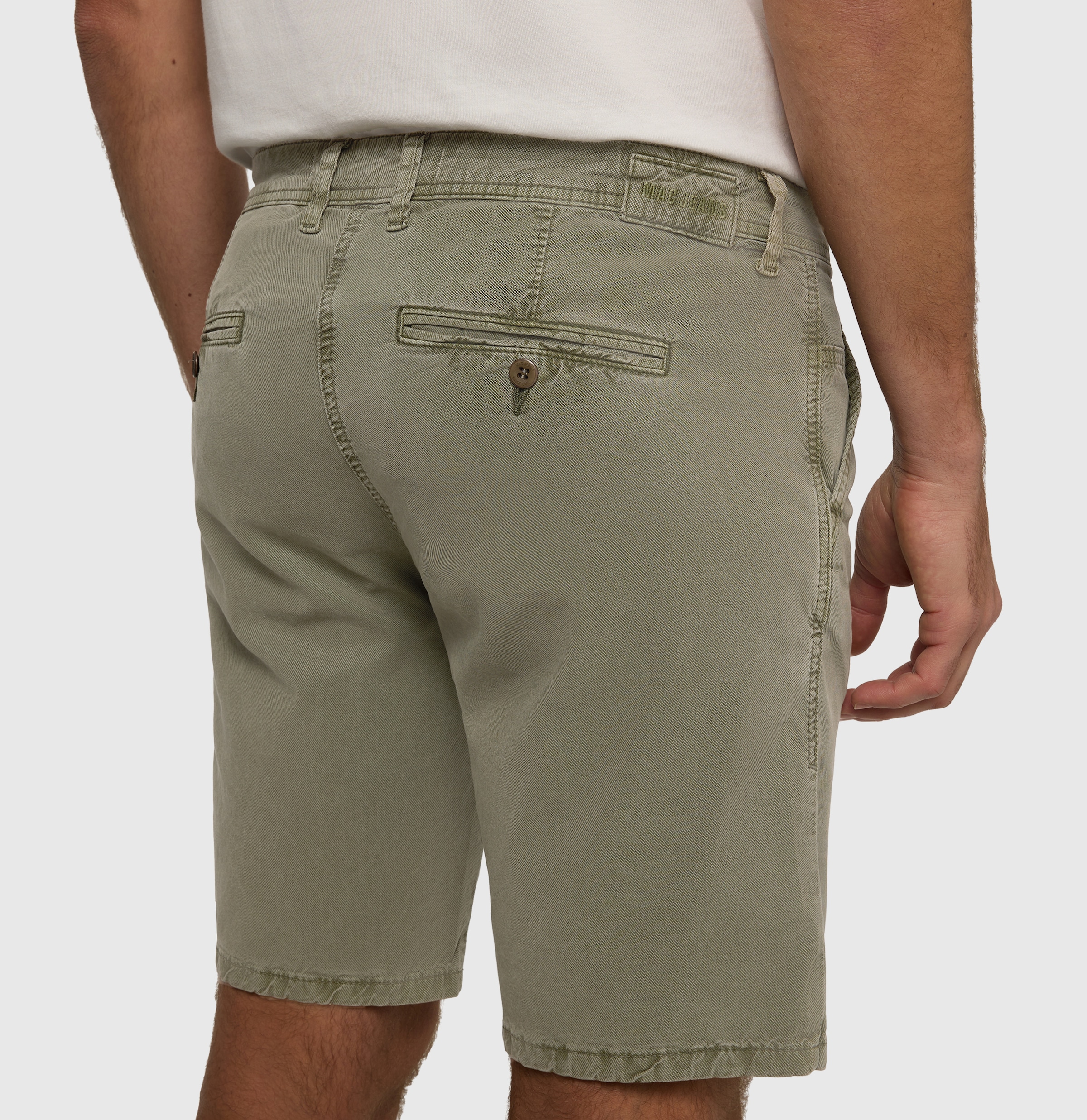 MAC Bermuda »Liam Bermuda«  aspect délavé, qualité sergé